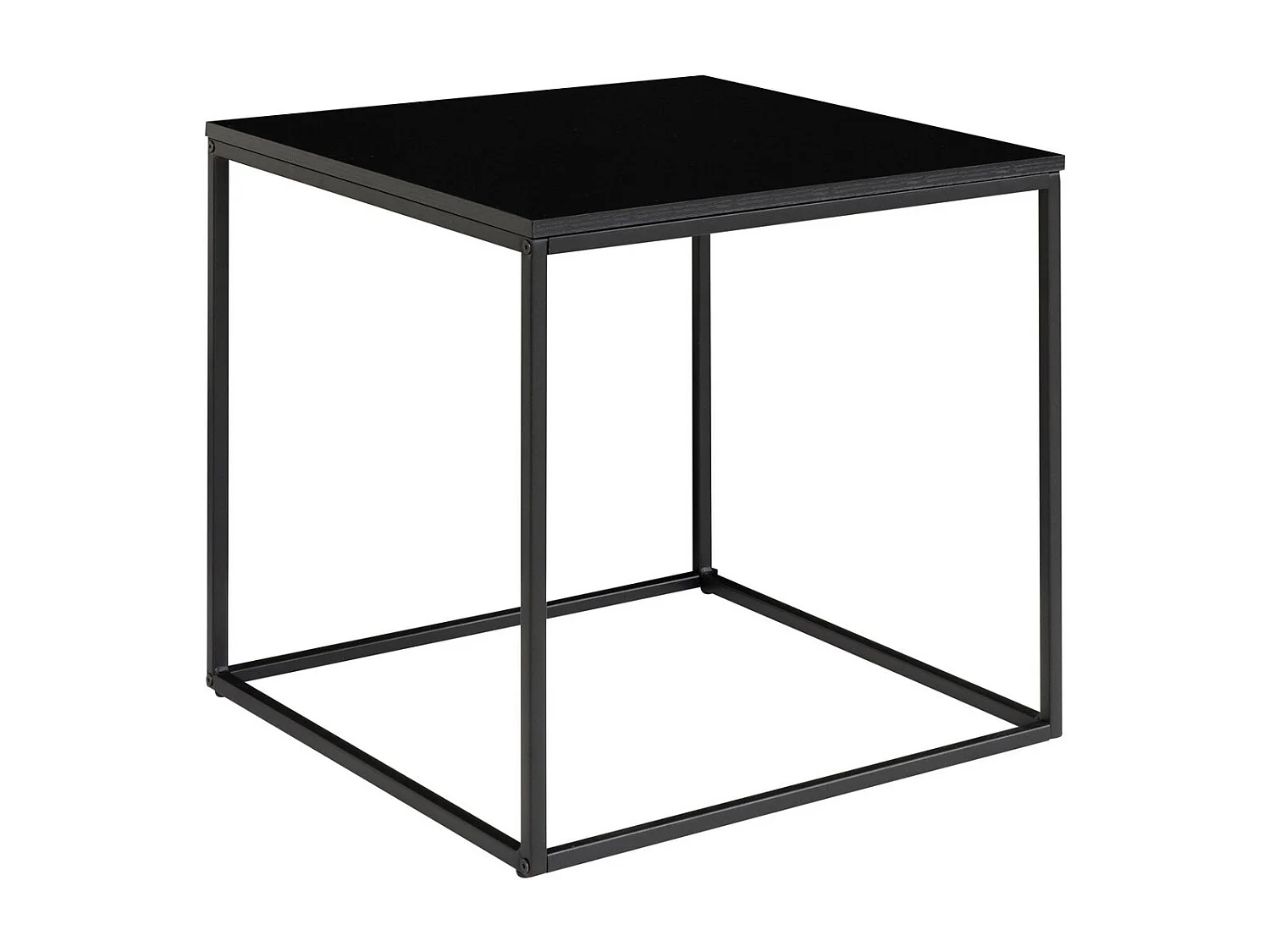 Table d'Appoint Vita, Noir, 45x45x45 cm, Seven Design