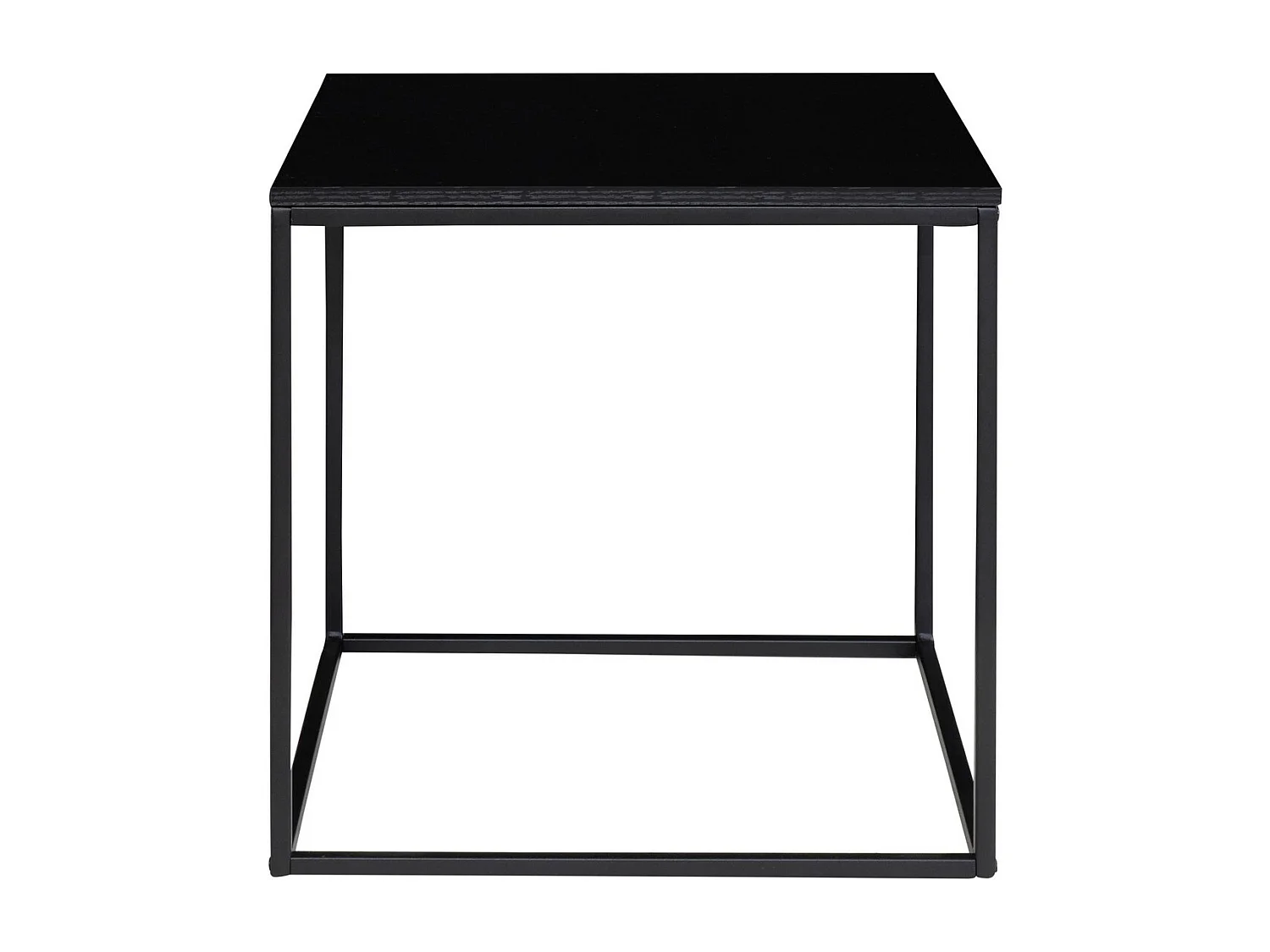Table d'Appoint Vita, Noir, 45x45x45 cm, Seven Design