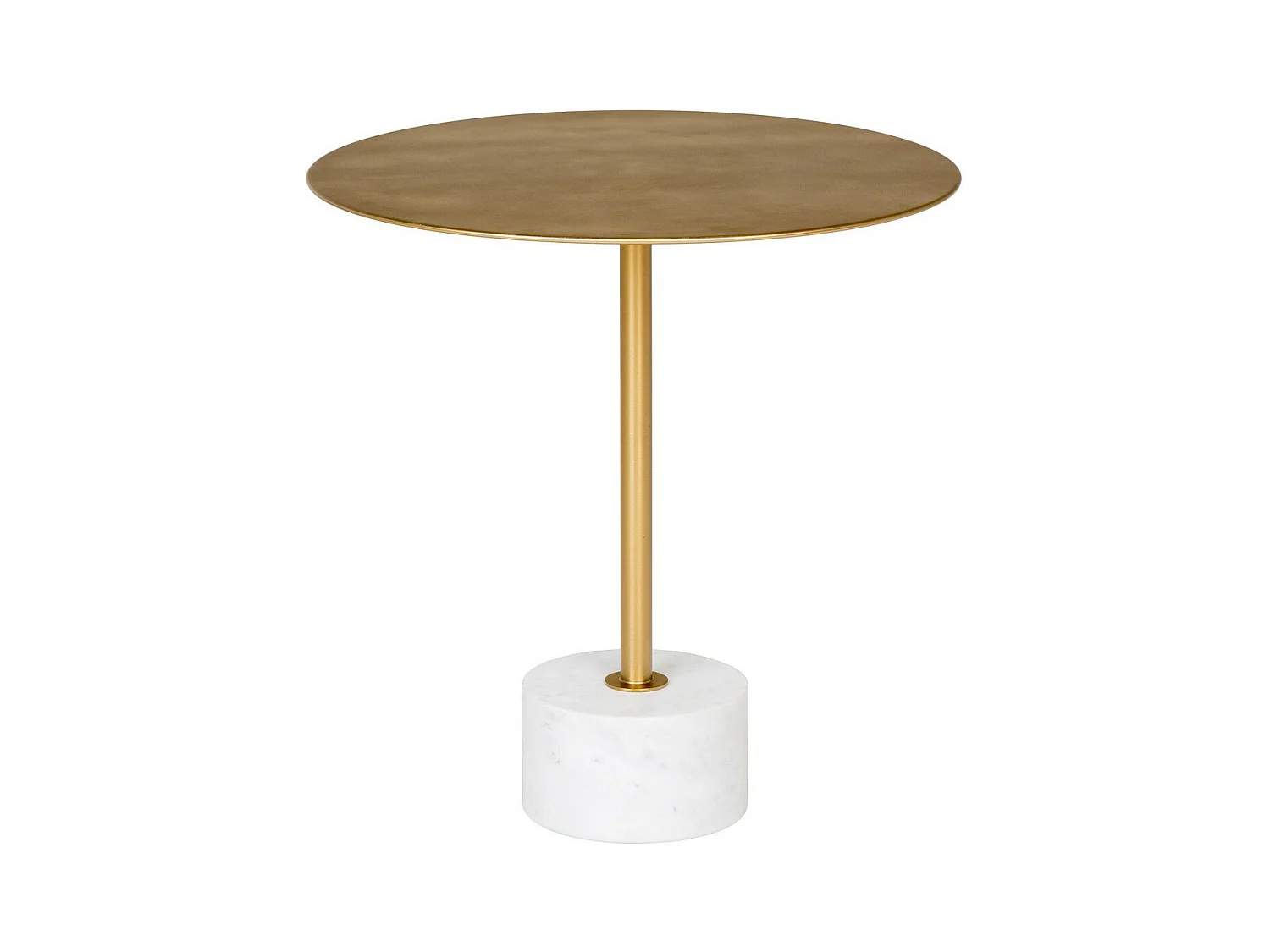 Table d'Appoint Lecco, Laiton, 51x51x52 cm, Epikasa