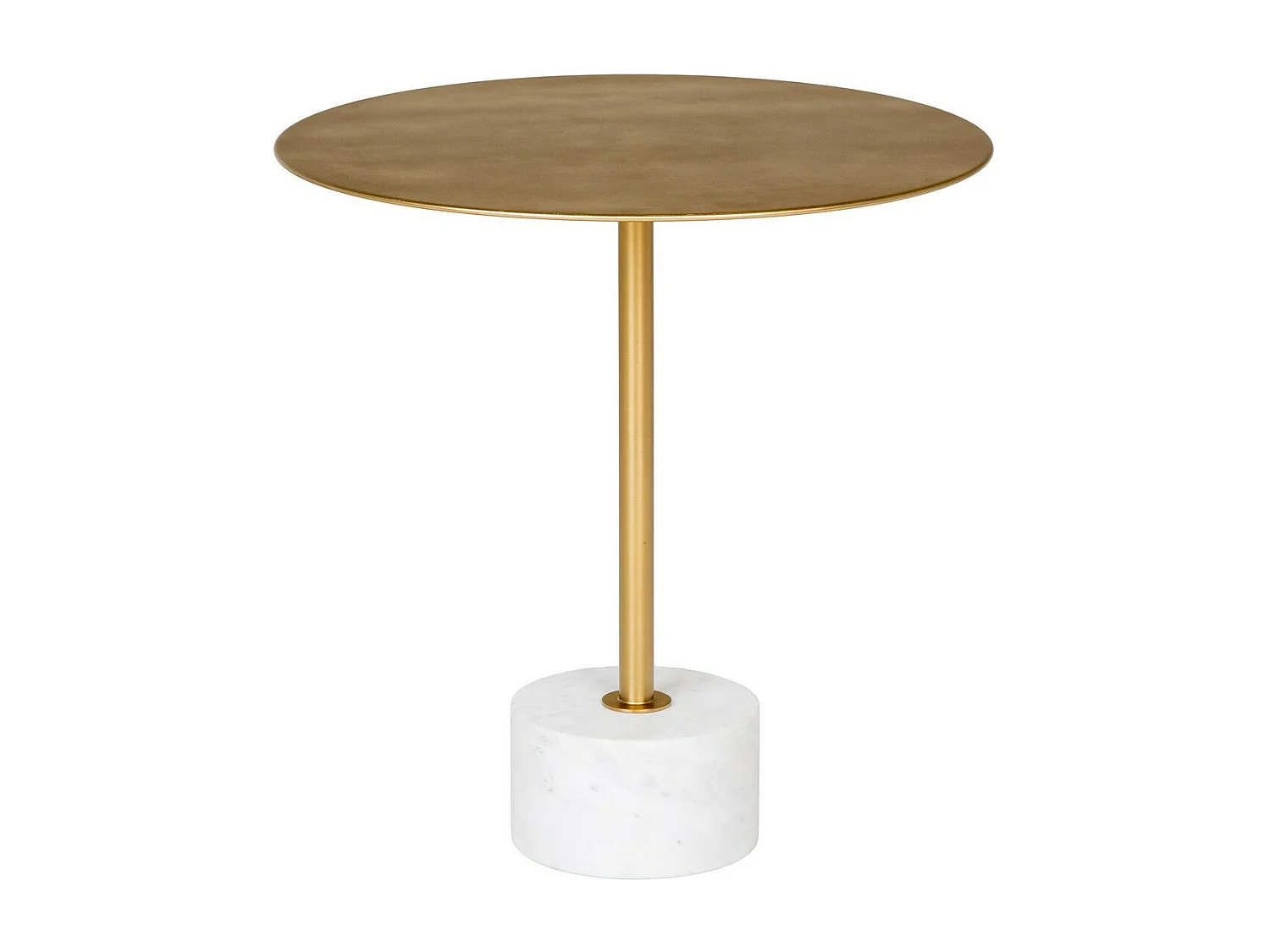 Table d'Appoint Lecco, Laiton, 51x51x52 cm, Seven Design