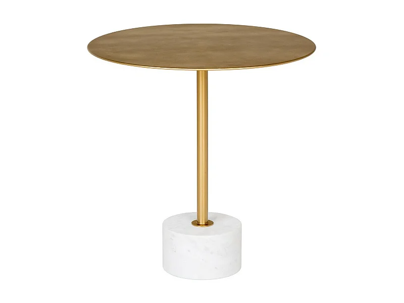 Tavolino Lecco, Ottone, 51x51x52 cm, Seven Design