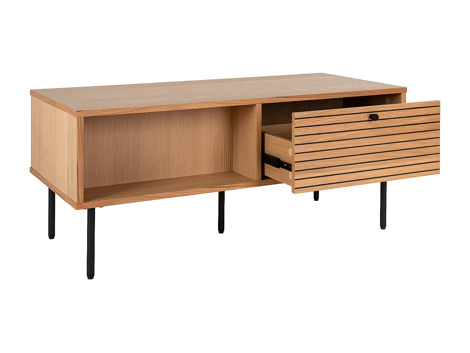 Koffietafel Kyoto, Bruin, 100x50x45 cm, Epikasa