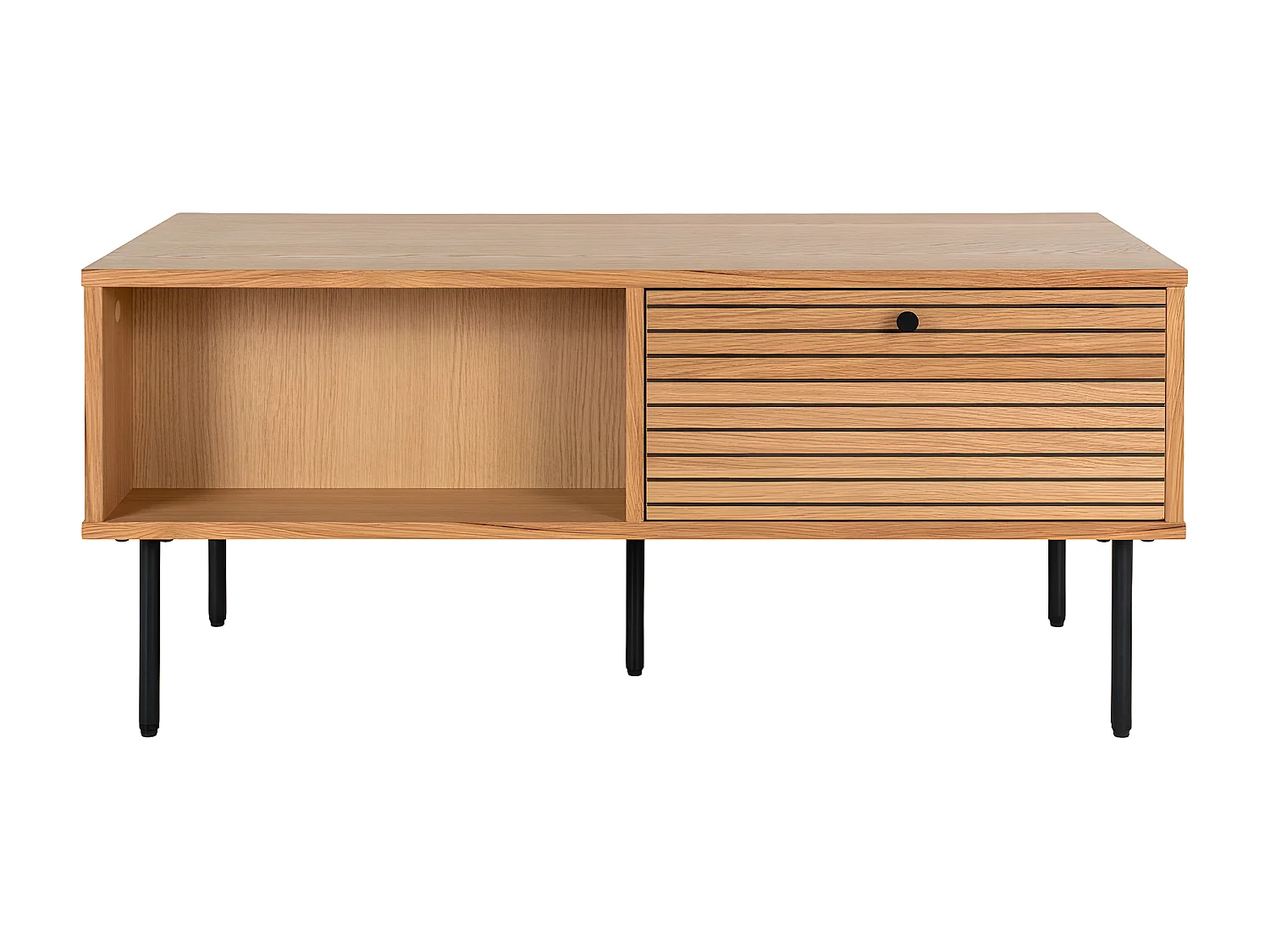 Koffietafel Kyoto, Bruin, 100x50x45 cm, Epikasa