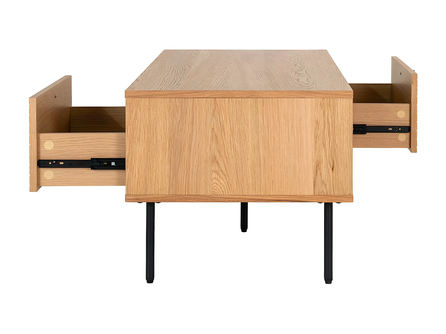 Koffietafel Kyoto, Bruin, 100x50x45 cm, Epikasa