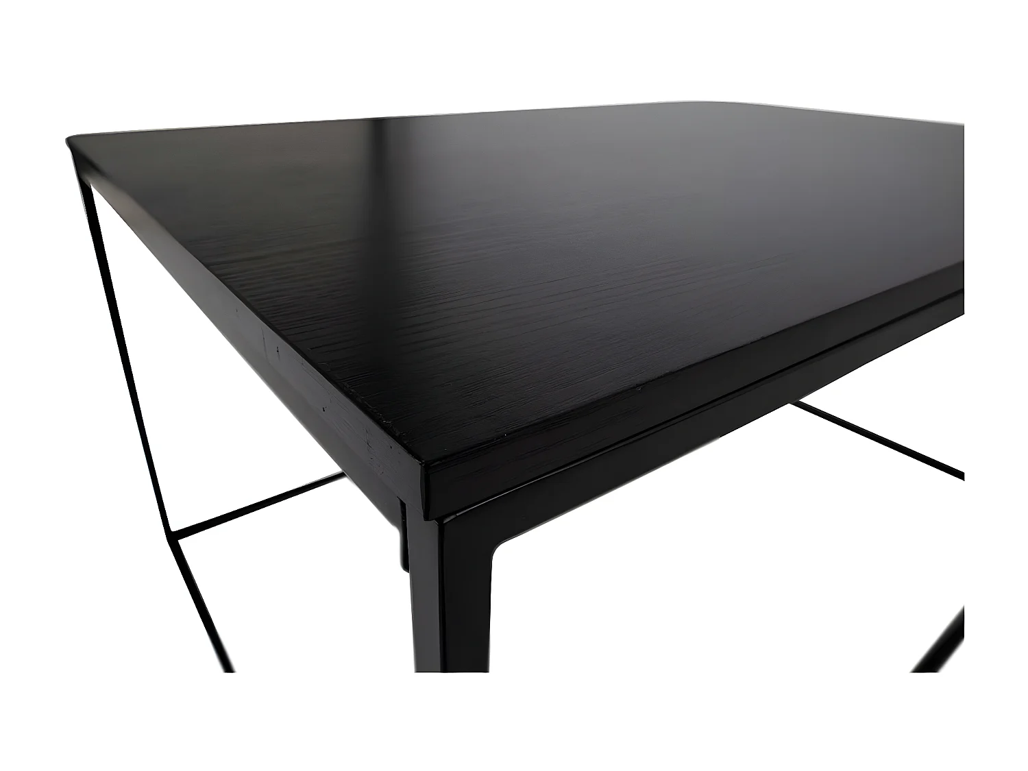Koffietafel Vita, Zwart, 60x90x45 cm, Seven Design
