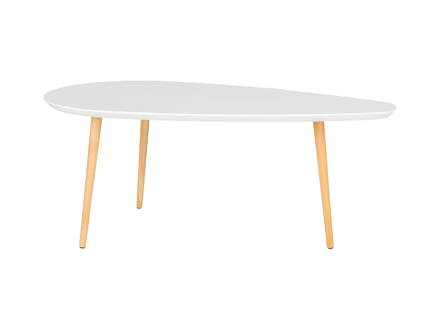 Table Basse Vado, Blanc, 110x60x45 cm, EPIKASA