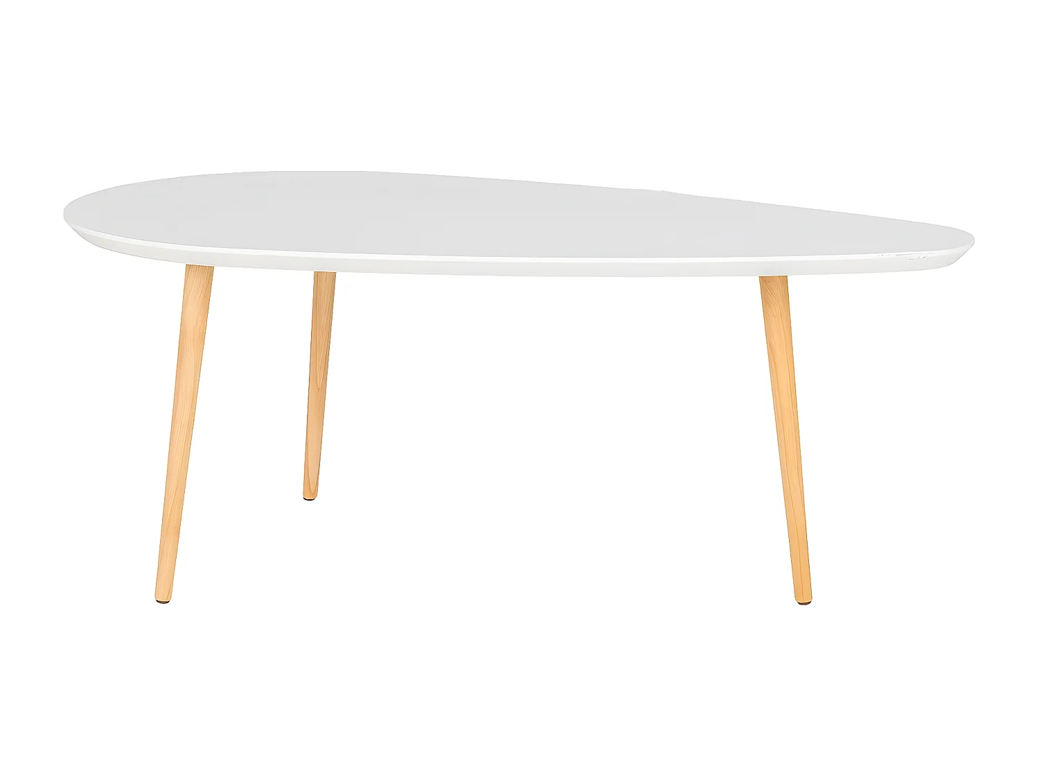 Table Basse Vado, Blanc, 110x60x45 cm, EPIKASA