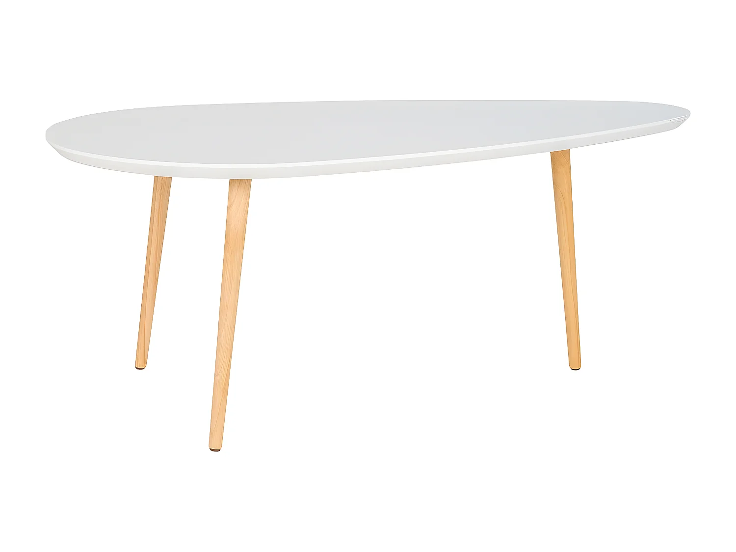 Table Basse Vado, Blanc, 110x60x45 cm, EPIKASA