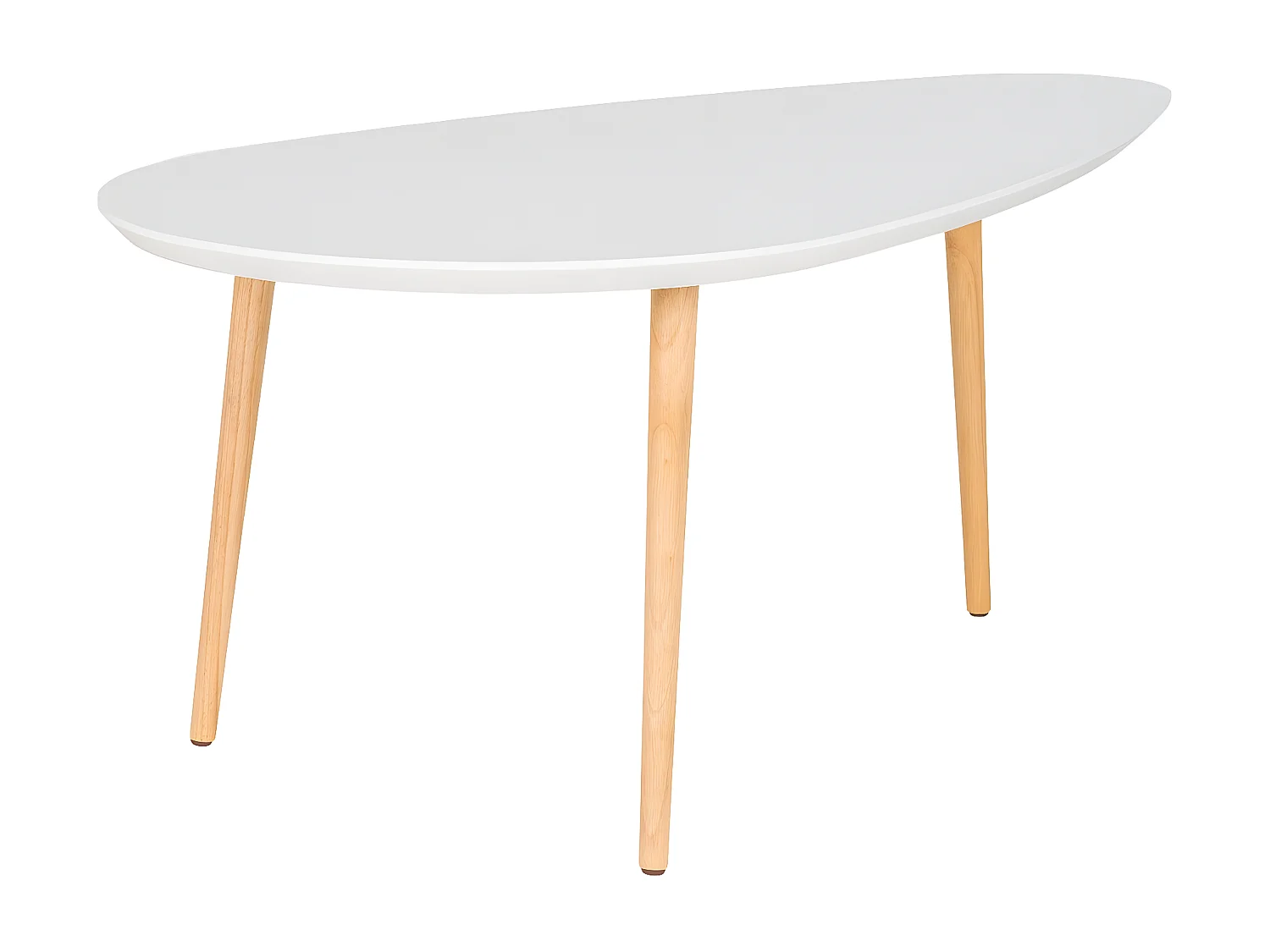 Table Basse Vado, Blanc, 110x60x45 cm, EPIKASA
