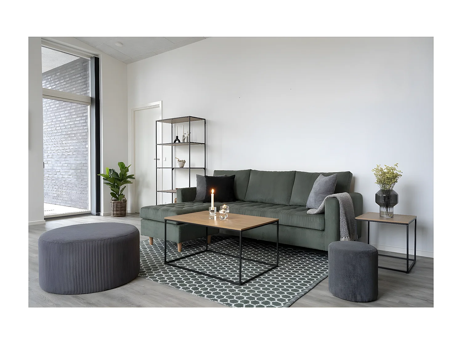 Stolik Kawowy Życie, Brązowy, 60x90x45 cm, EPIKASA