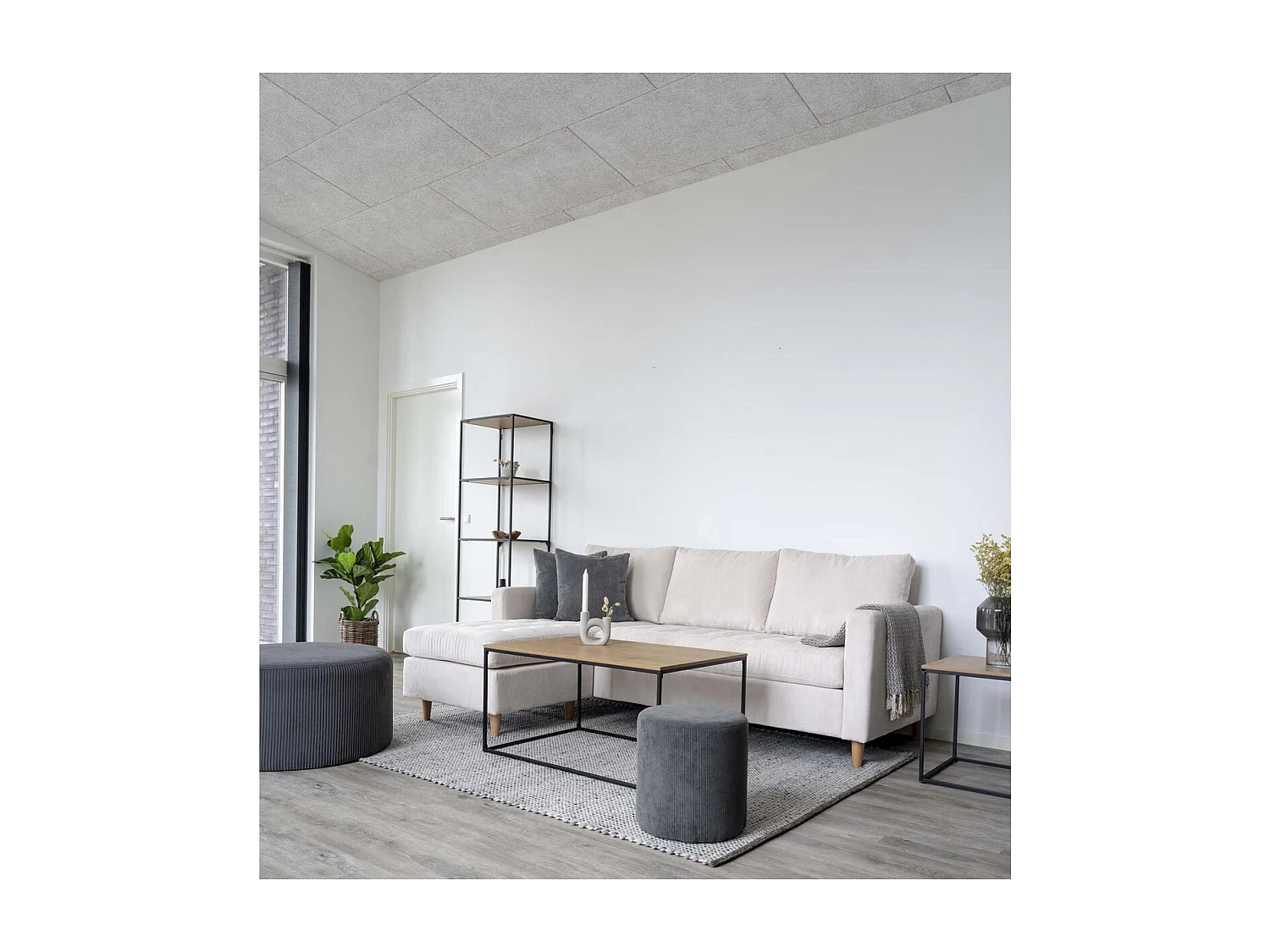 Stolik Kawowy Życie, Brązowy, 60x90x45 cm, Seven Design