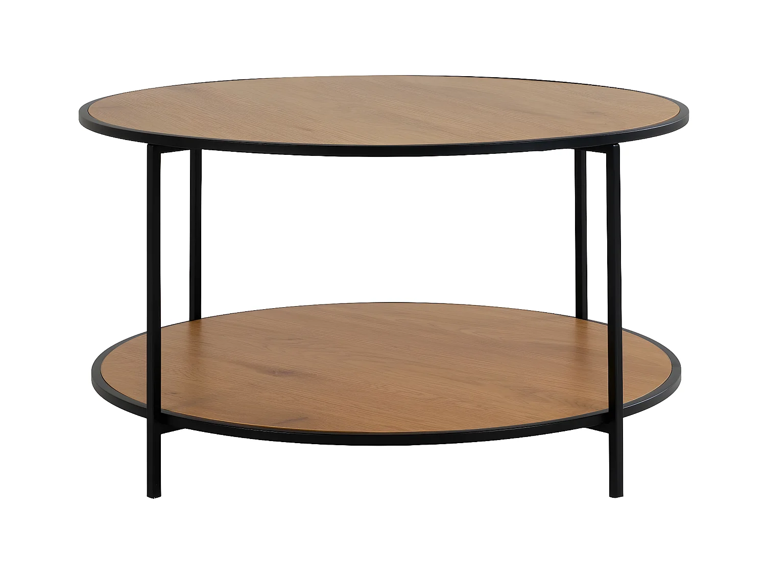 Table d'Appoint Vita, Marron, 80x80x45 cm, Epikasa