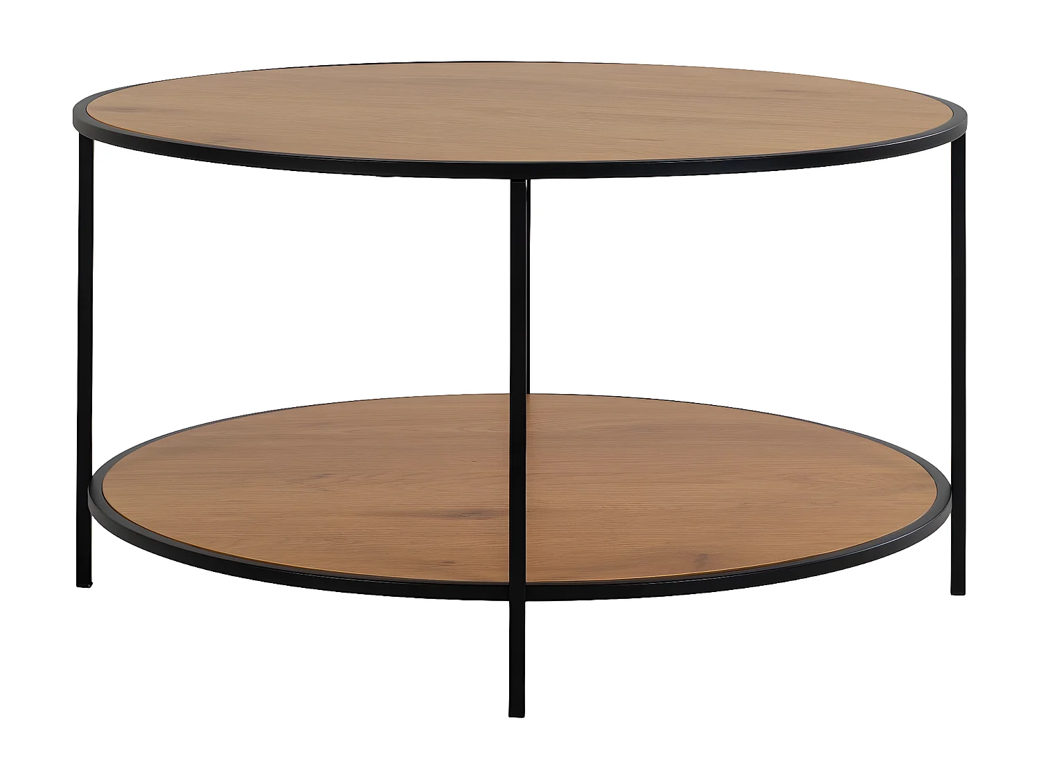 Table d'Appoint Vita, Marron, 80x80x45 cm, Seven Design