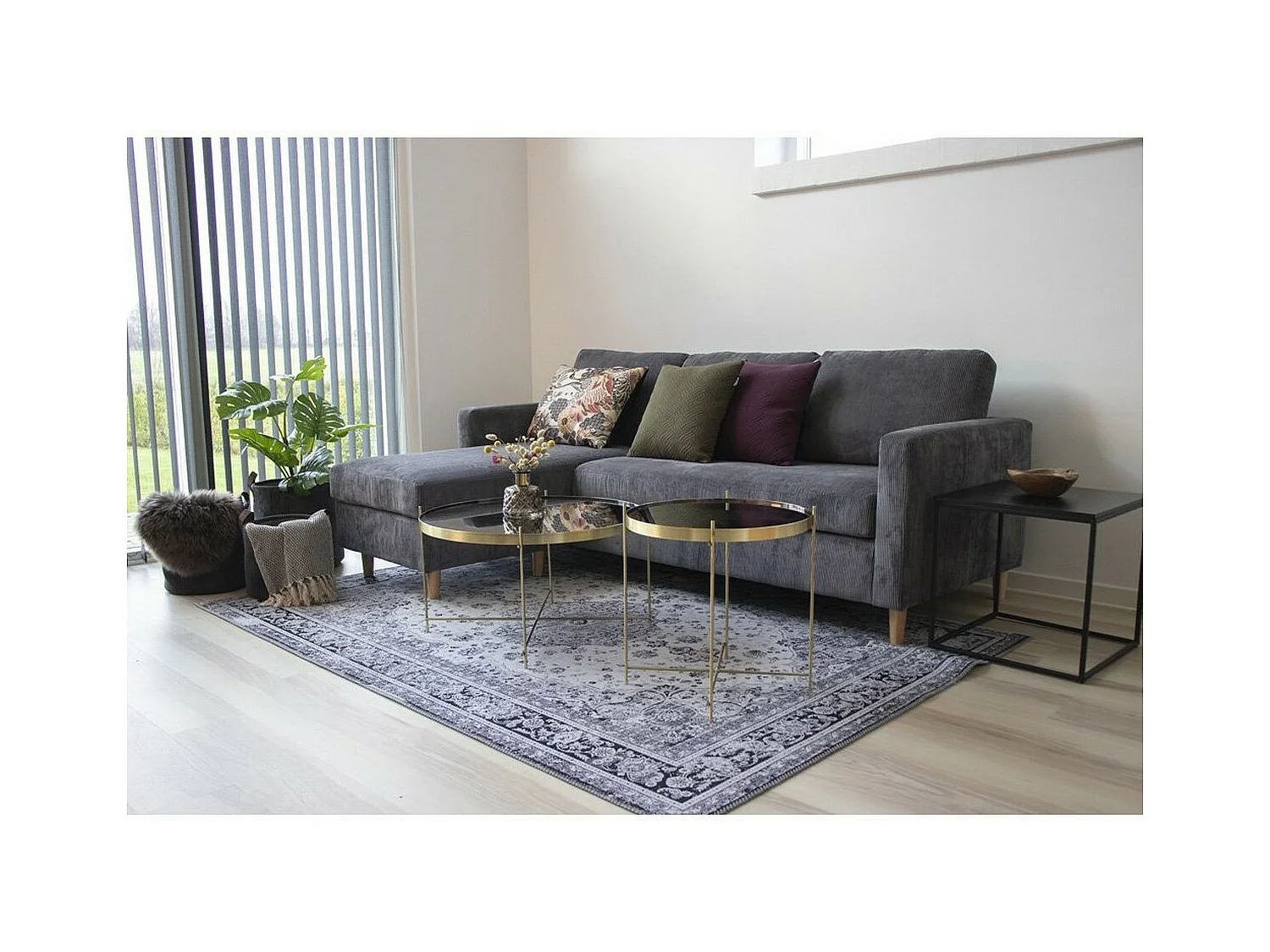 Table Basse Venezia, Laiton, 48x48x48 cm, EPIKASA