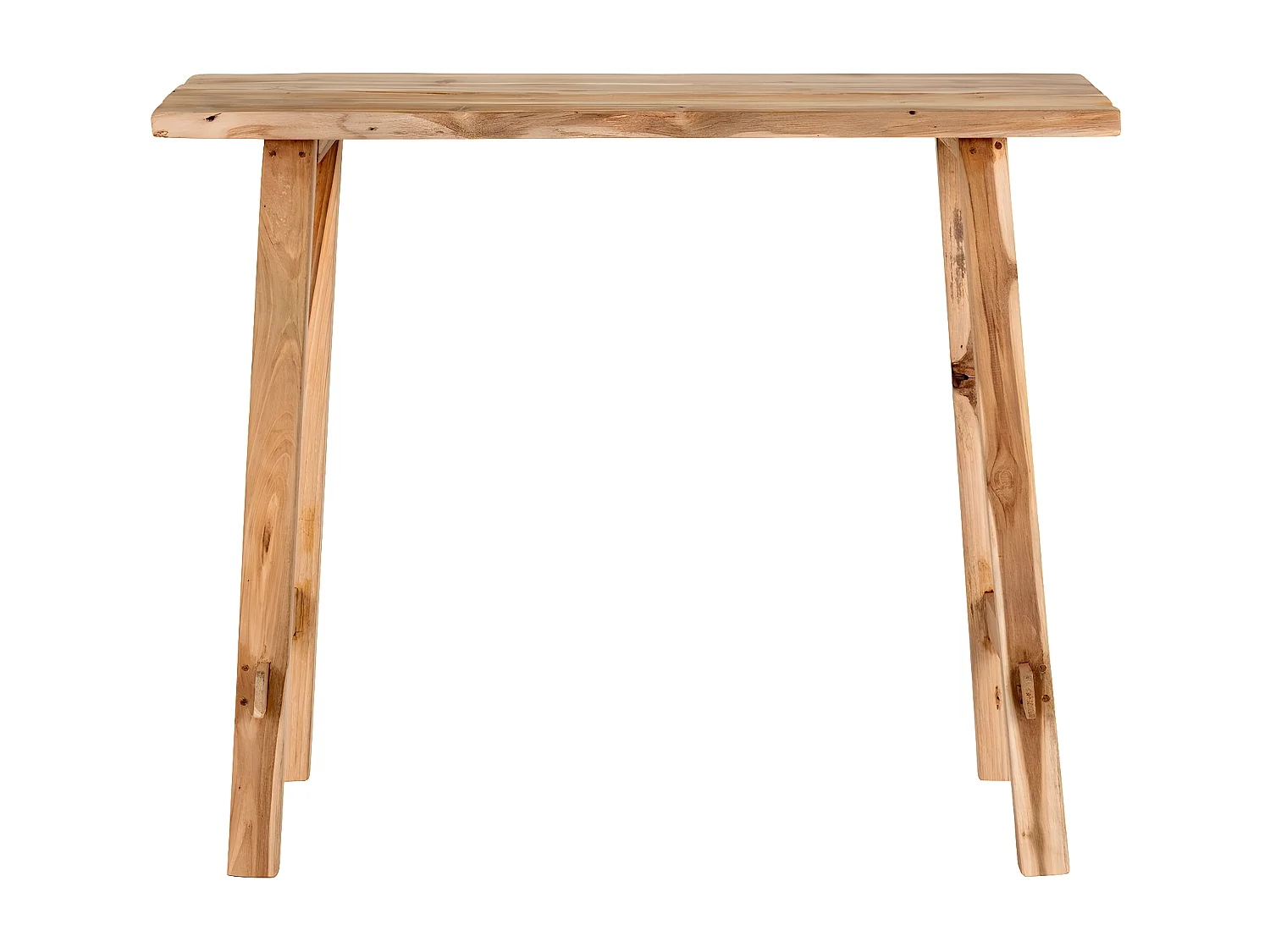Console Tafel Girona, Bruin, 90x30x80 cm, EPIKASA