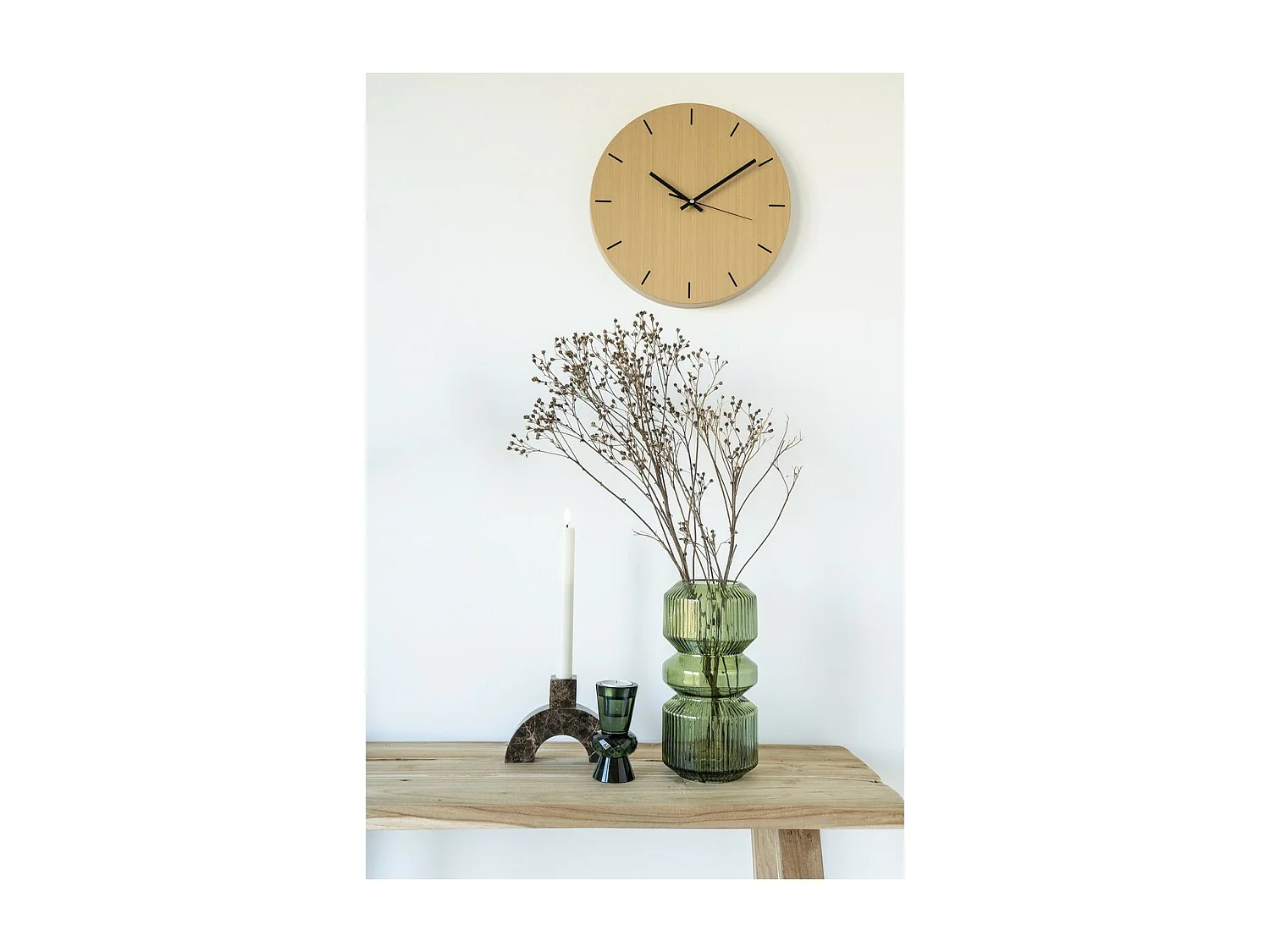 Console Tafel Girona, Bruin, 90x30x80 cm, EPIKASA