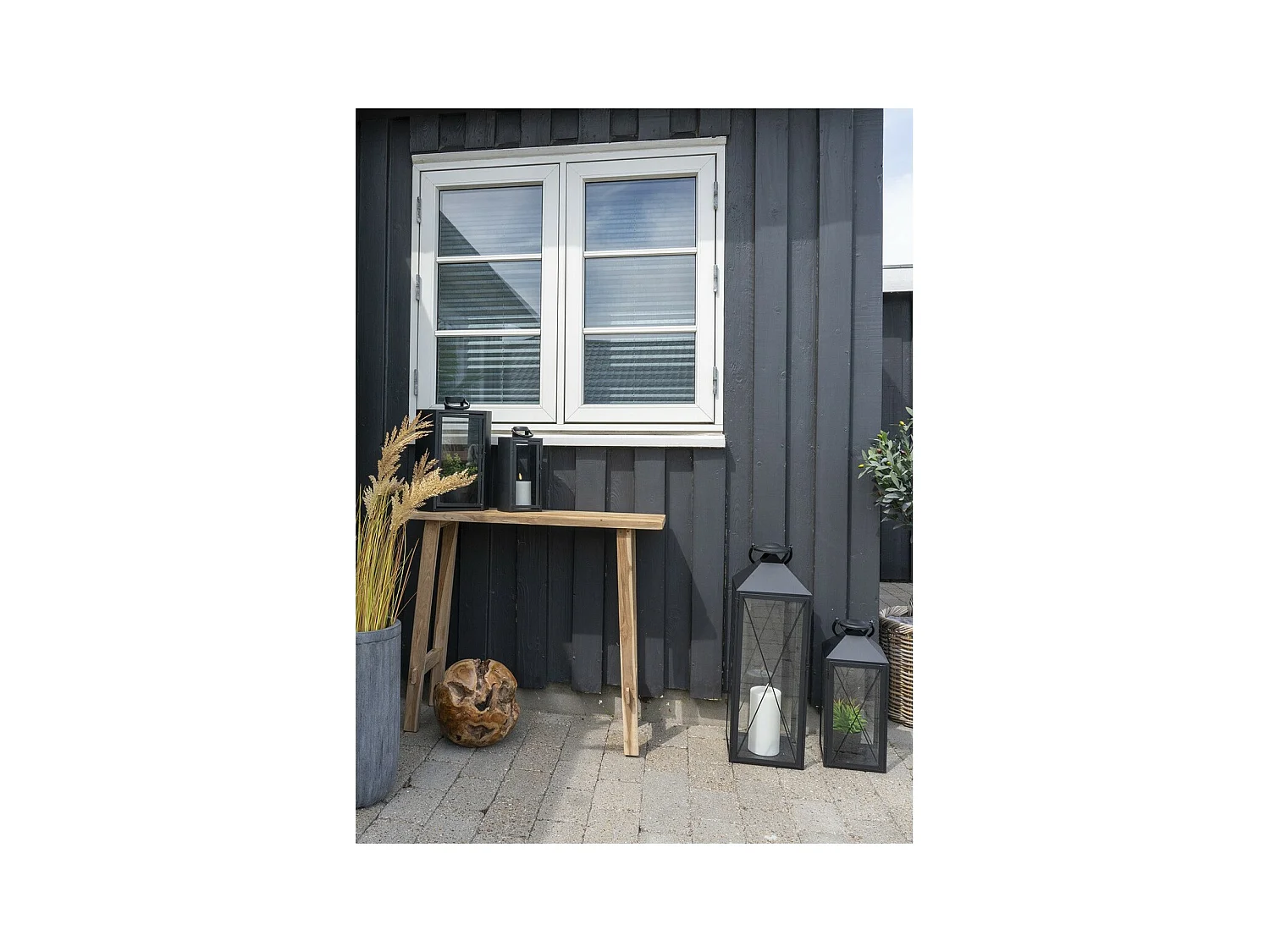 Table Console Girona, Marron, 90x30x80 cm, EPIKASA