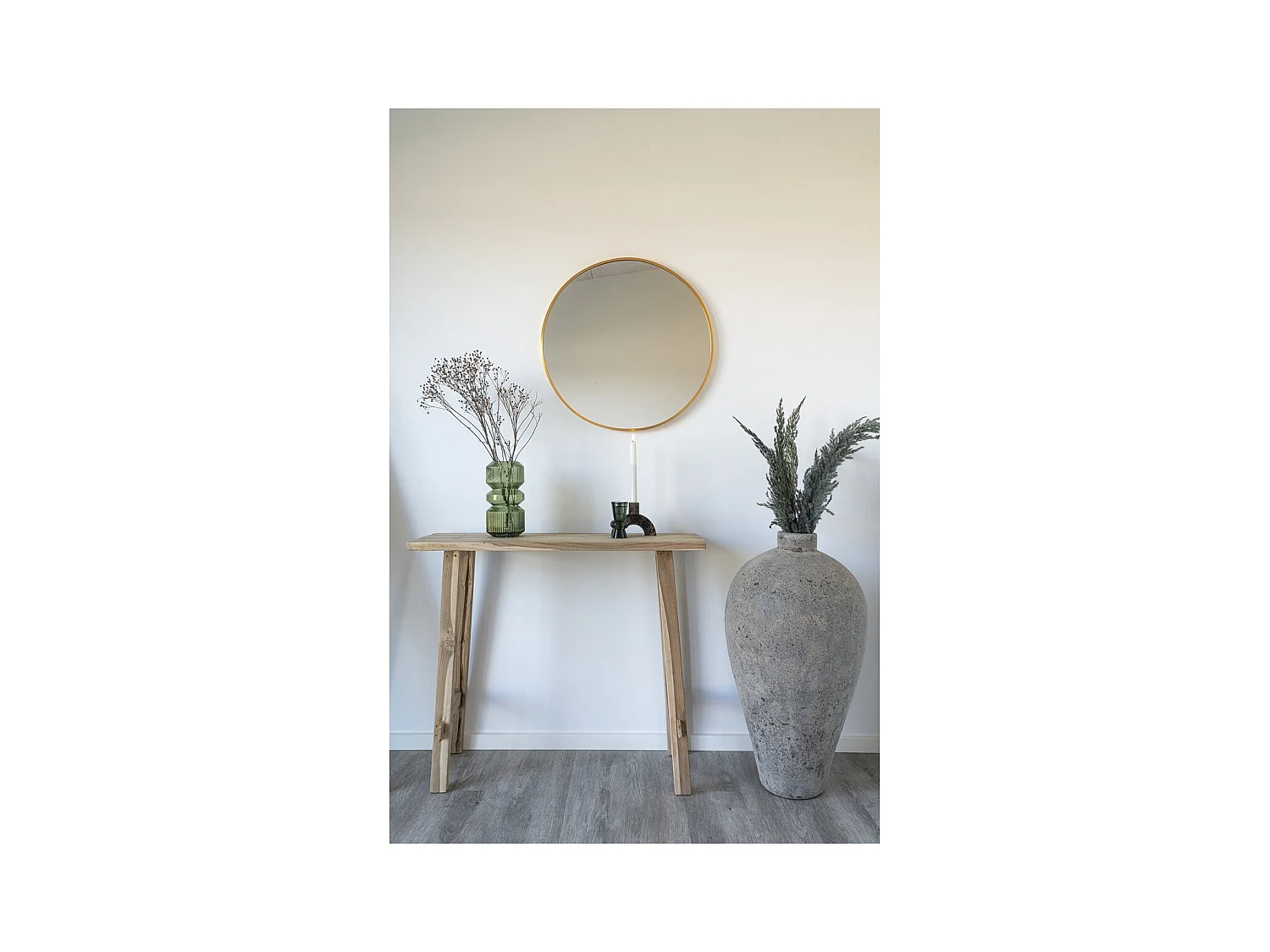 Table Console Girona, Marron, 90x30x80 cm, EPIKASA