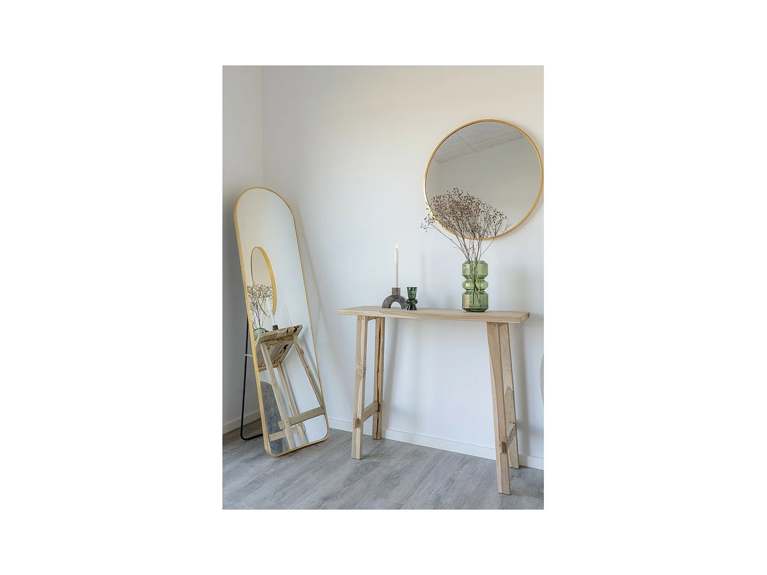 Table Console Girona, Marron, 90x30x80 cm, EPIKASA