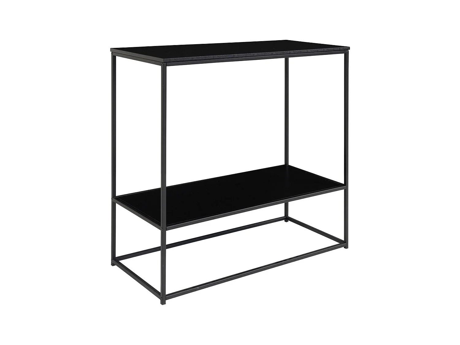 Table Console Vita, Noir, 36x80x80 cm, EPIKASA
