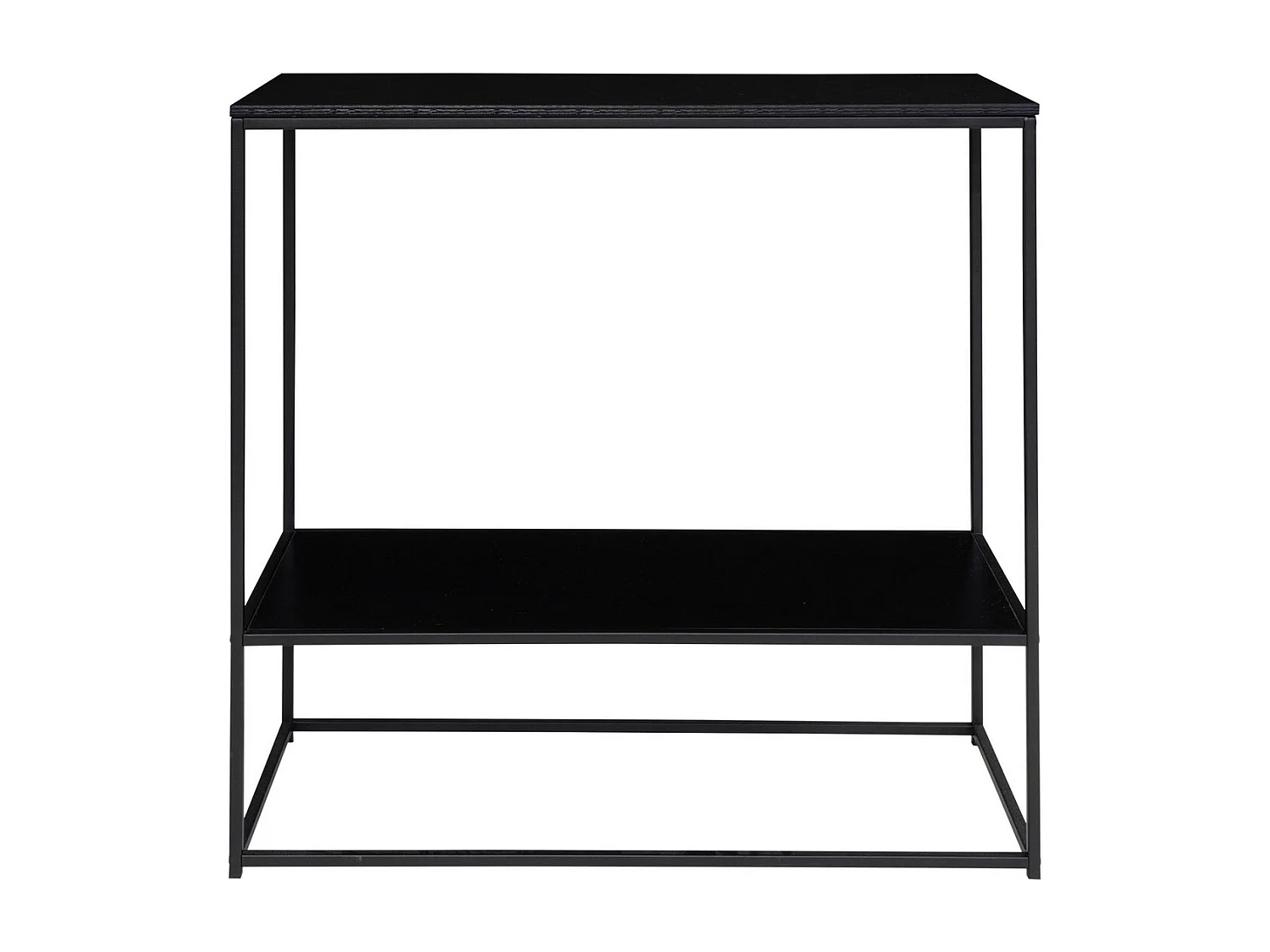 Stolik Konsolowy Życie, Czarny, 80x36x80 cm, Seven Design