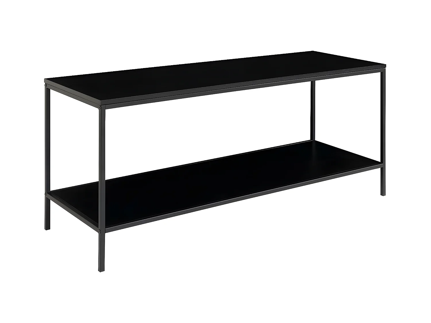 Table Console Vita, Noir, 36x100x45 cm, EPIKASA