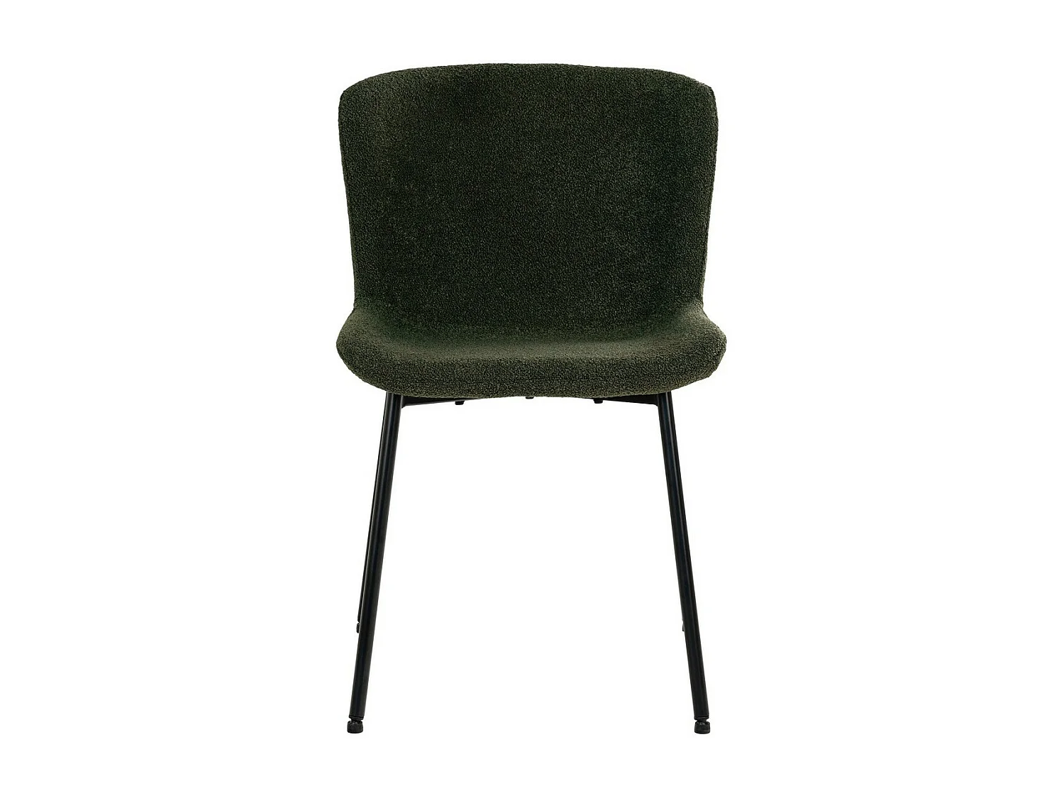 Lot de 2 Chaises Maceda, Vert, 59x48x83 cm, Seven Design