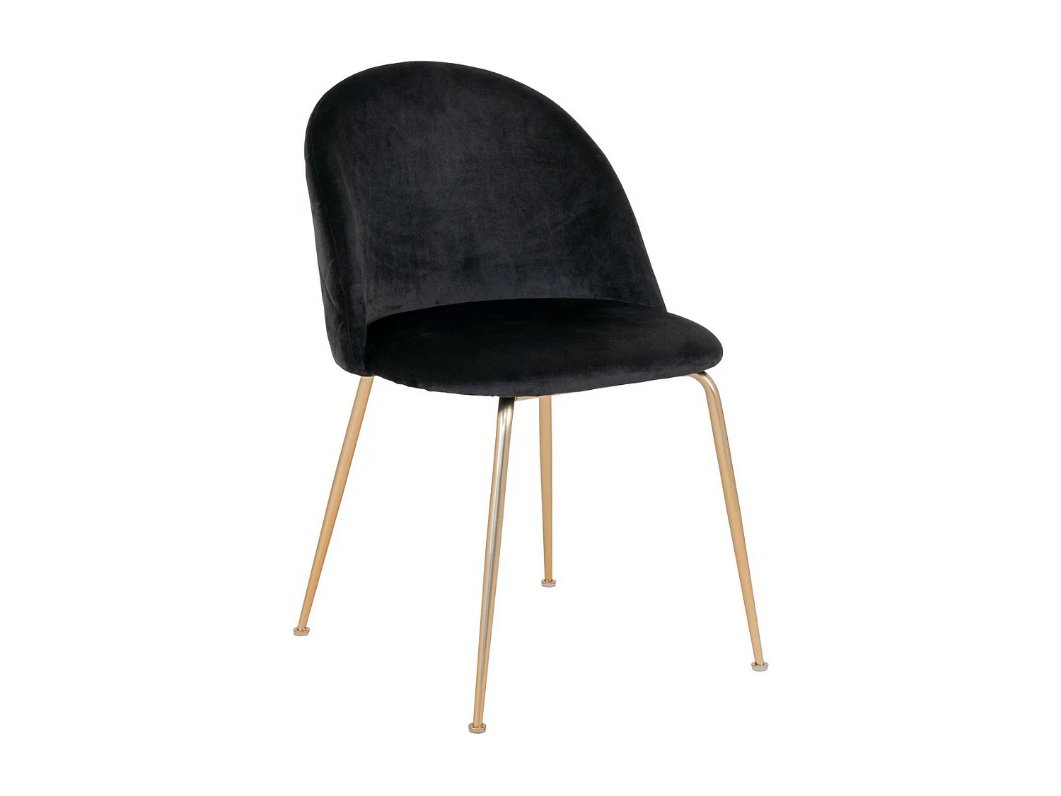 Lot de 2 Chaises Geneve, Noir, 52x51x78 cm, EPIKASA