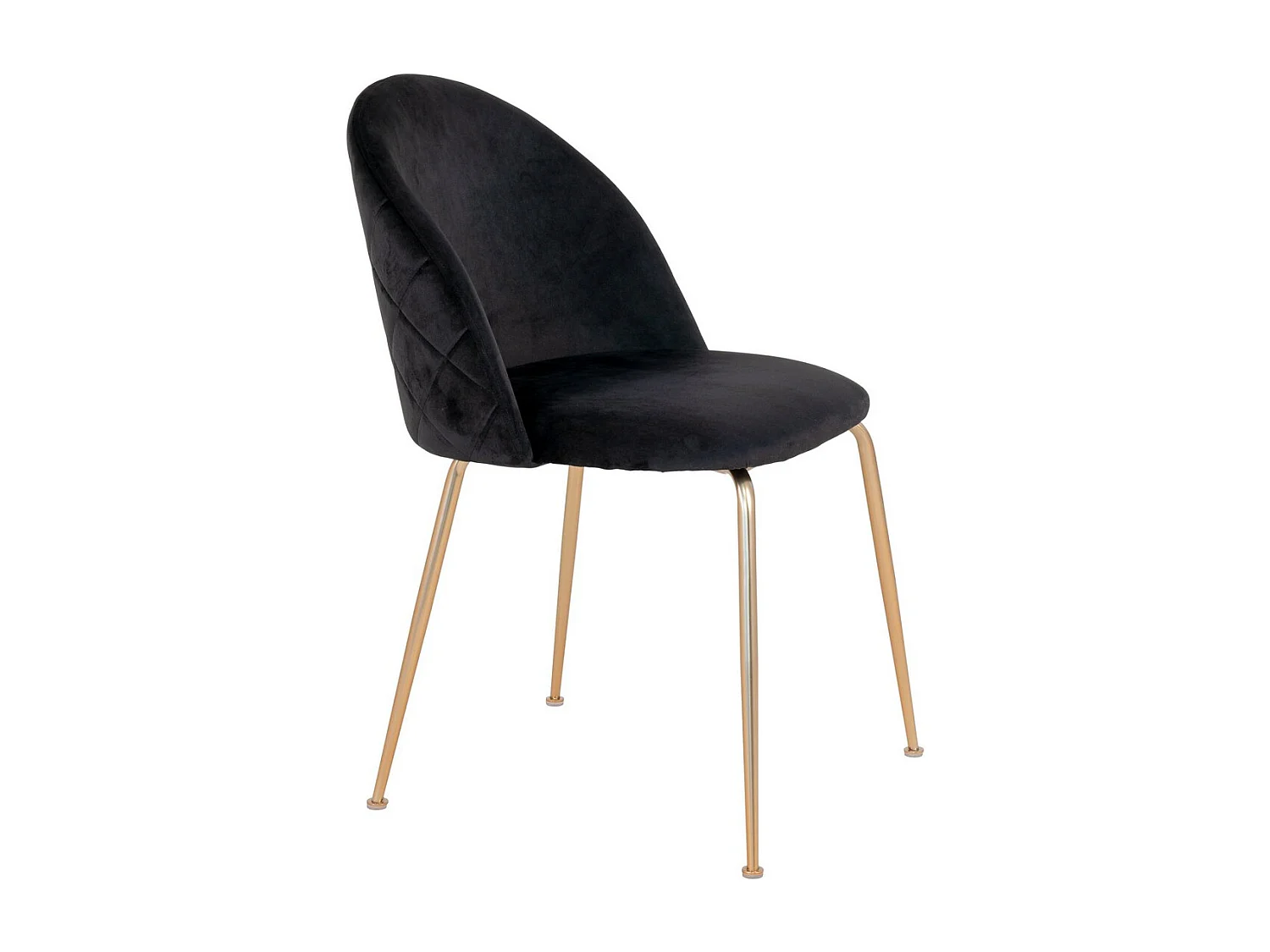 Lot de 2 Chaises Geneve, Noir, 52x51x78 cm, EPIKASA