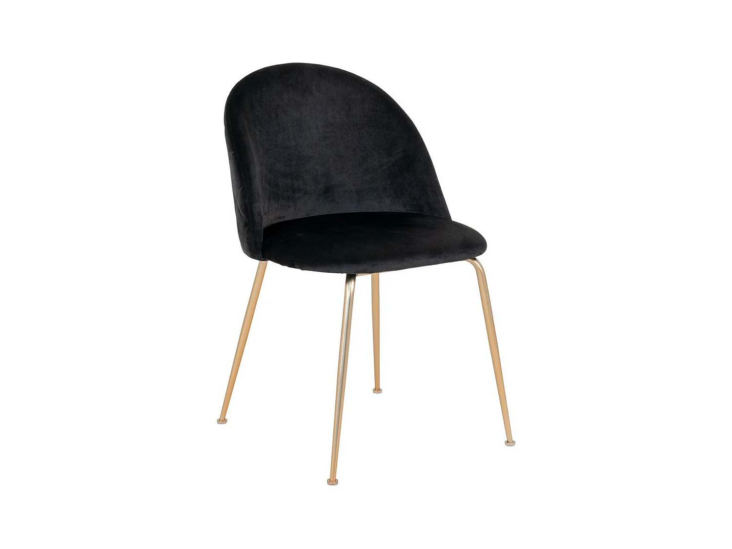 Lot de 2 Chaises Geneve, Noir, 52x51x78 cm, EPIKASA