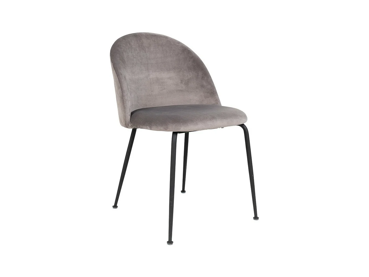 Lot de 2 Chaises Geneve, Gris, 52x51x78 cm, EPIKASA