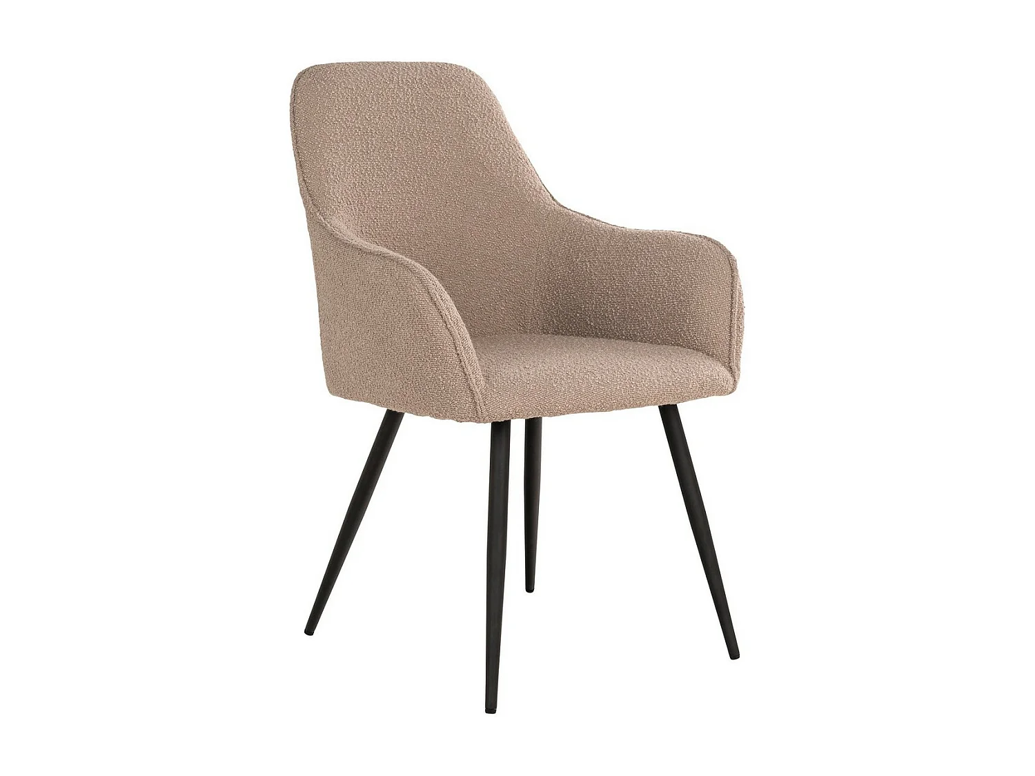 Set van 2 Stoelen Harbo, Beige, 65x57x87 cm, EPIKASA