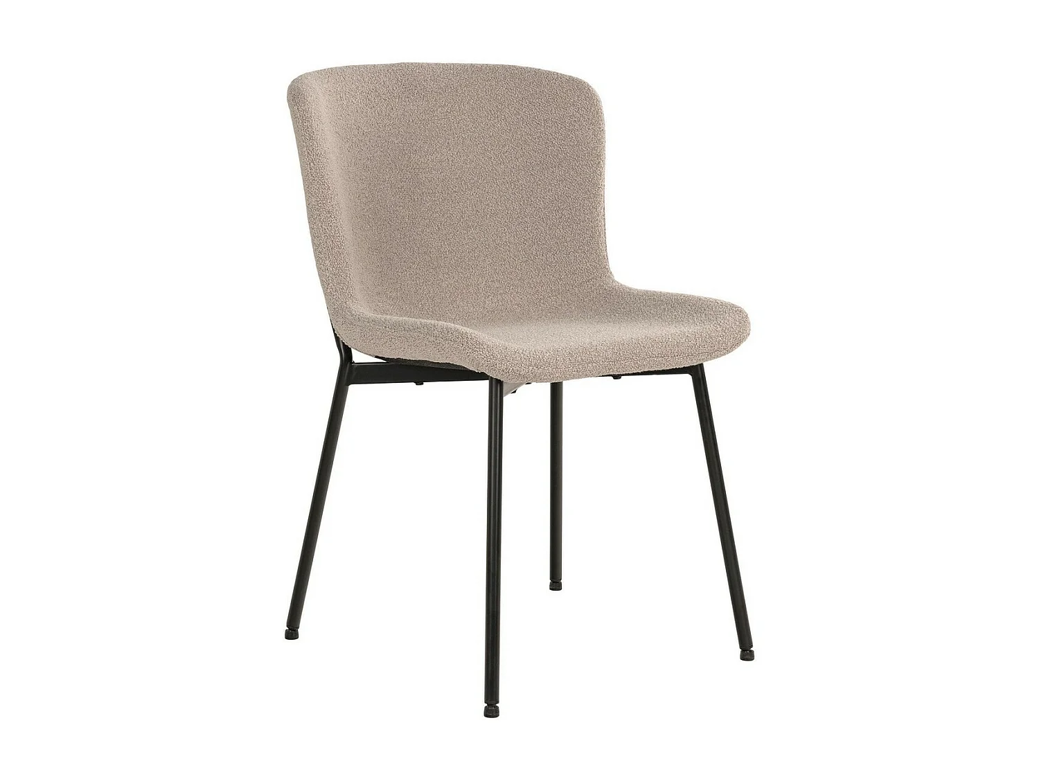 Set van 2 Stoelen Maceda, Beige, 59x48x83 cm, EPIKASA