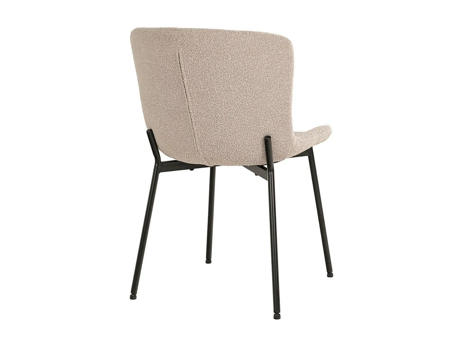 Lot de 2 Chaises Maceda, Beige, 59x48x83 cm, Seven Design