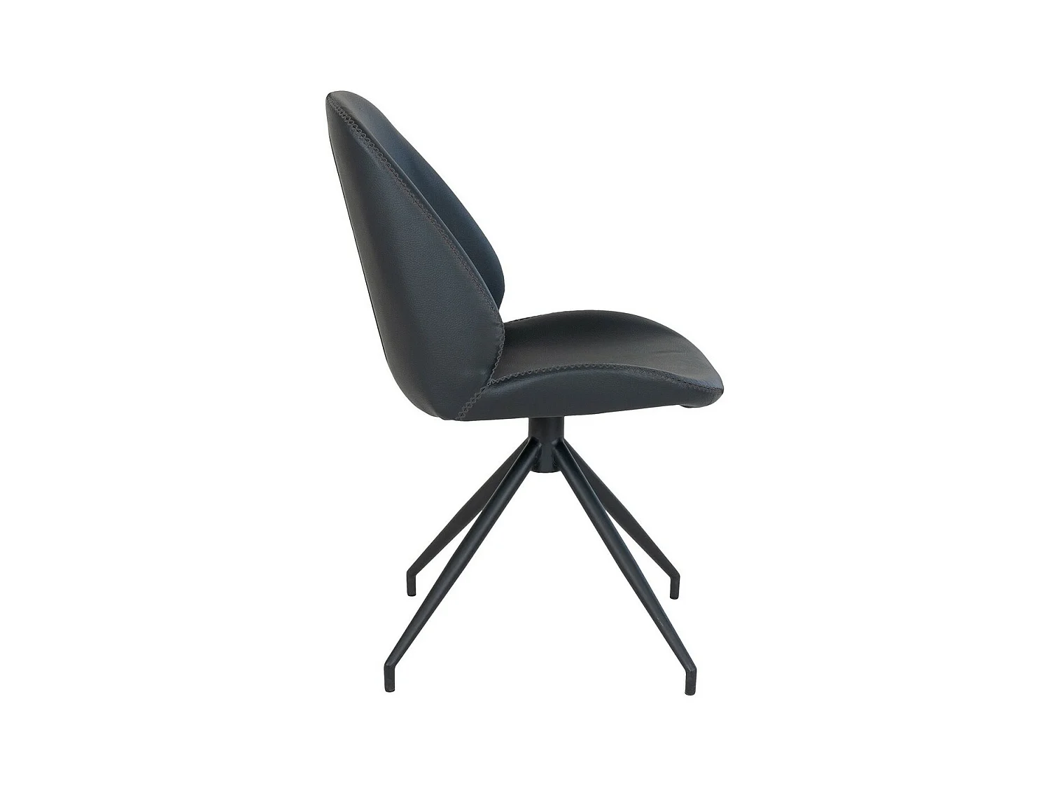 Set van 2 Stoelen Monte, Zwart, 60x50x88 cm, EPIKASA