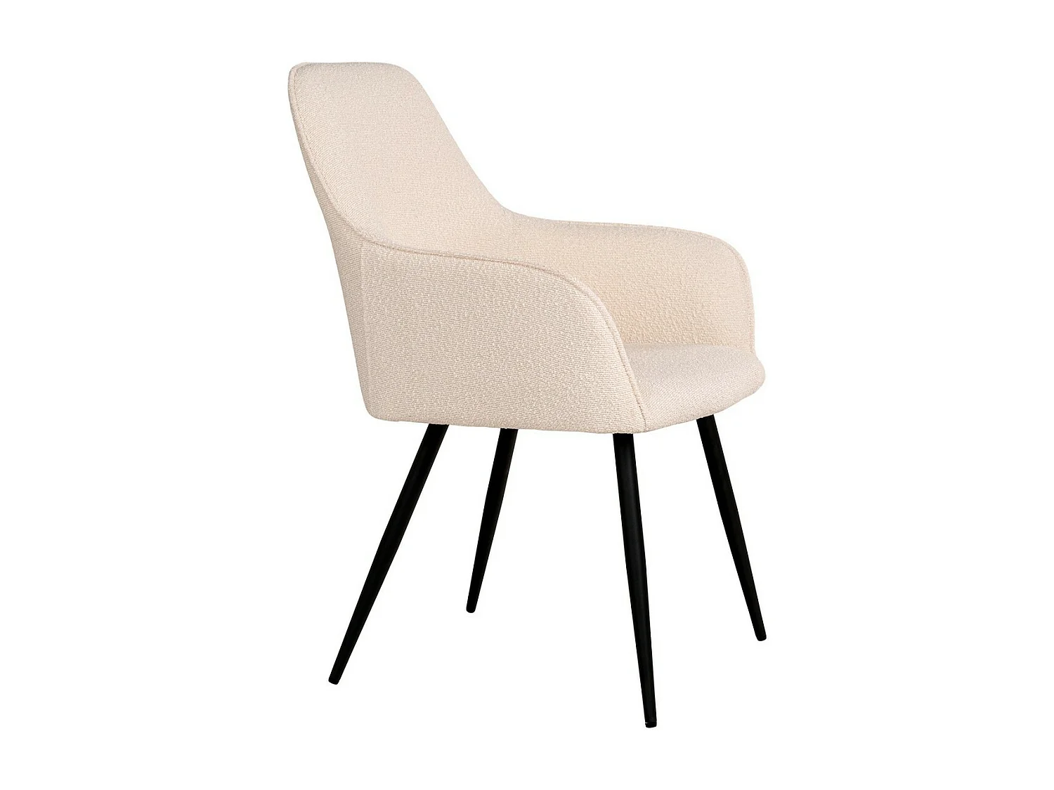 Lot de 2 Chaises Harbo, Blanc, 65x57x87 cm, EPIKASA