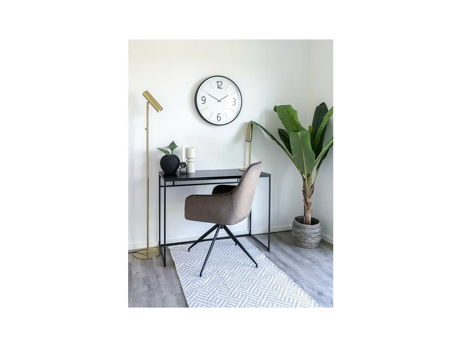 Chaise Harbo, Marron, 62x56x89 cm, EPIKASA