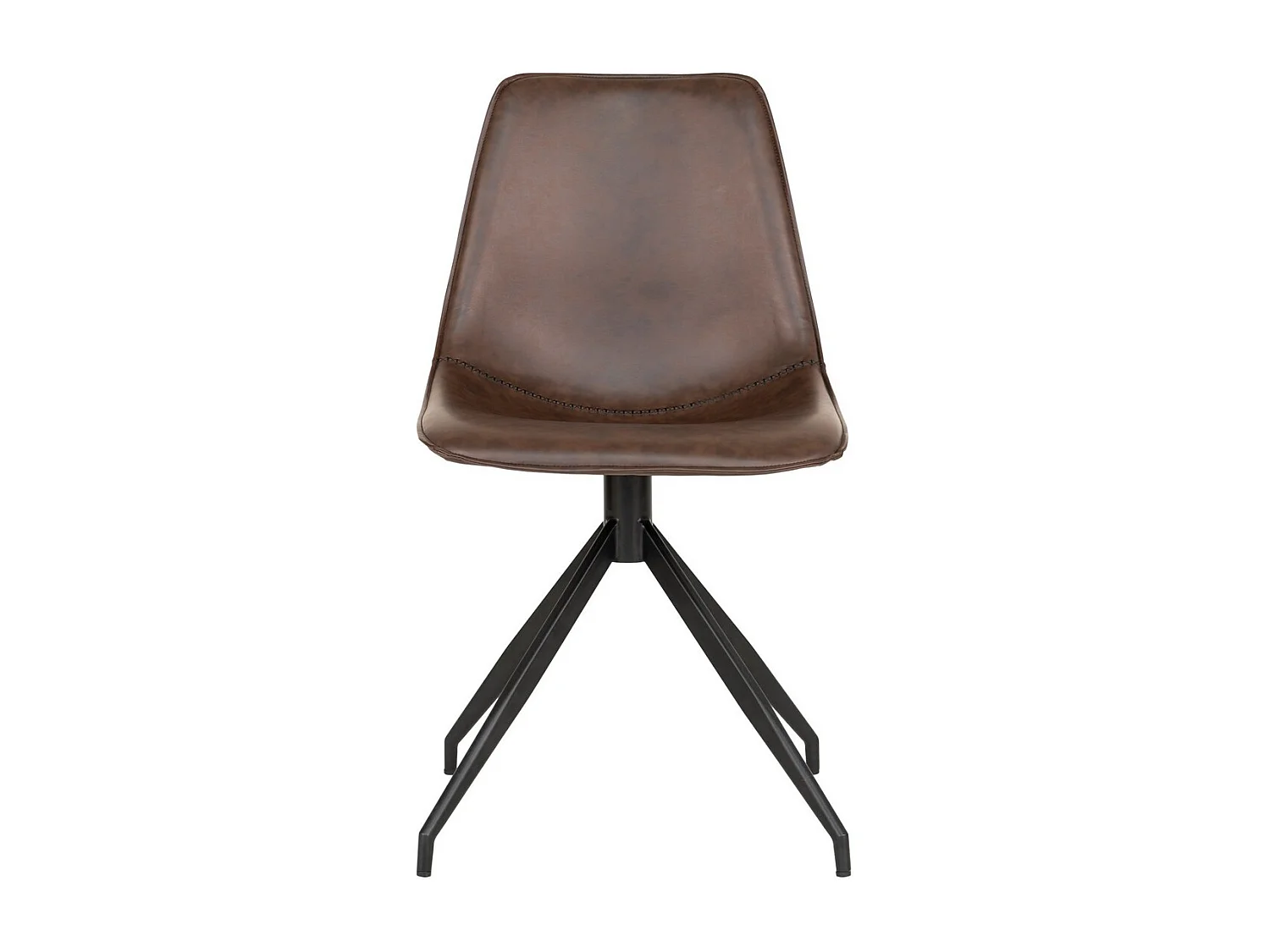 Lot de 2 Chaises Monaco, Marron, 54x48x86 cm, Seven Design