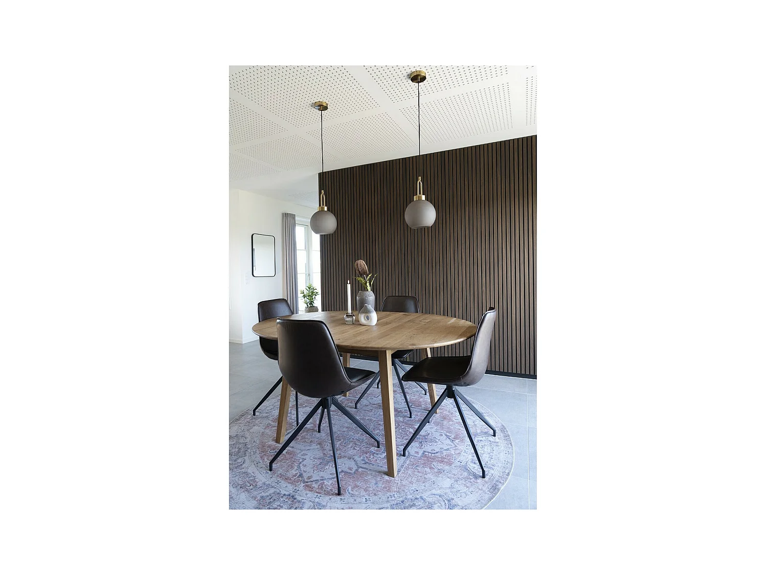 Lot de 2 Chaises Monaco, Marron, 54x48x86 cm, EPIKASA