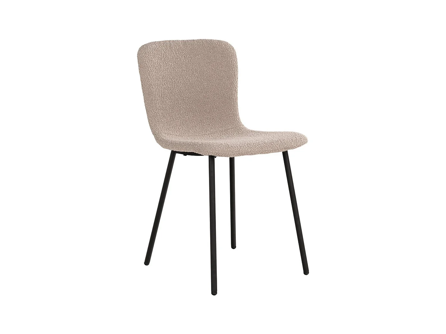 Lot de 2 Chaises Halden, Beige, 52,5x44,5x81,2 cm, EPIKASA