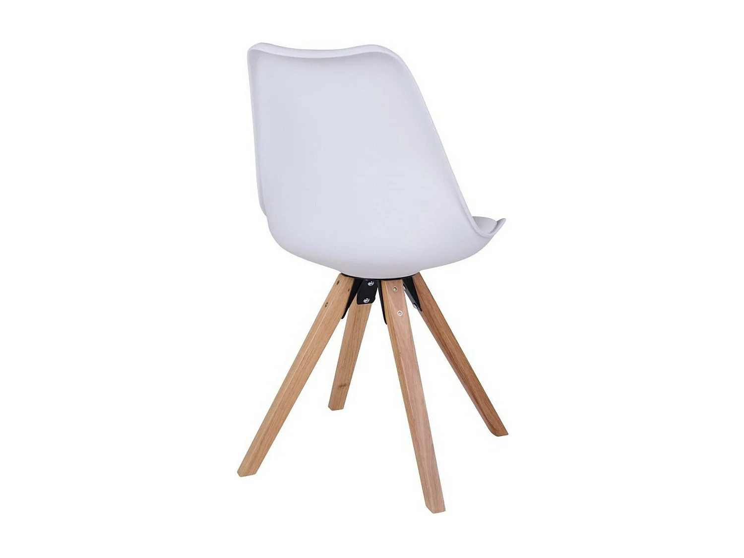 Lot de 2 Chaises Bergen, Blanc, 55x48x86 cm, Seven Design