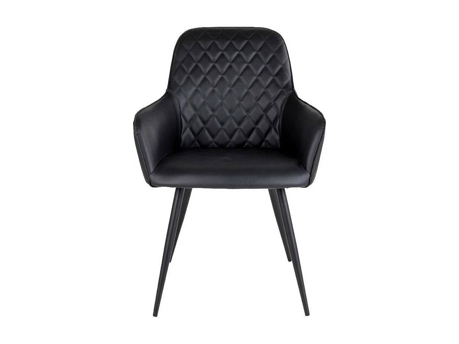 Set van 2 Stoelen Harbo, Zwart, 65x57x87 cm, EPIKASA