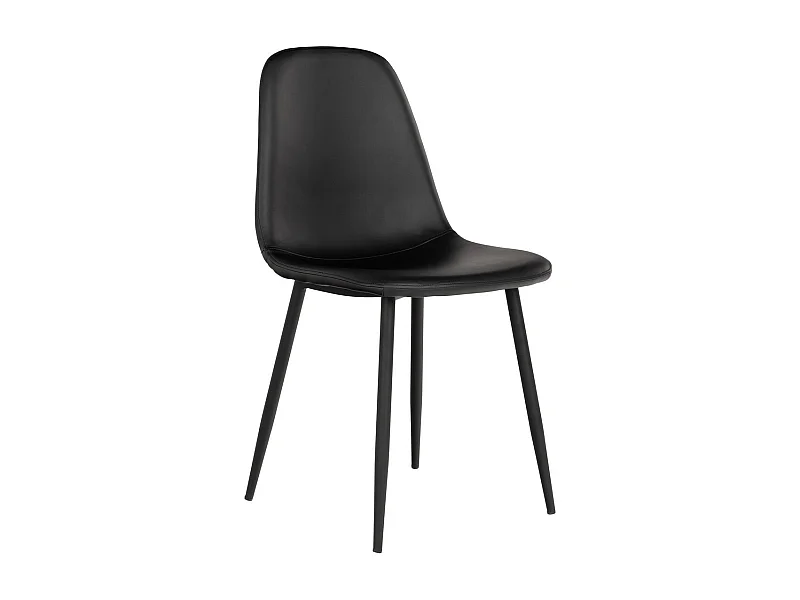 Set van 2 Stoelen Stockholm, Zwart, 50x44x86 cm, EPIKASA