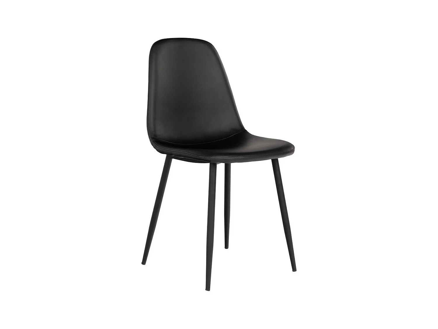Set van 2 Stoelen Stockholm, Zwart, 50x44x86 cm, EPIKASA