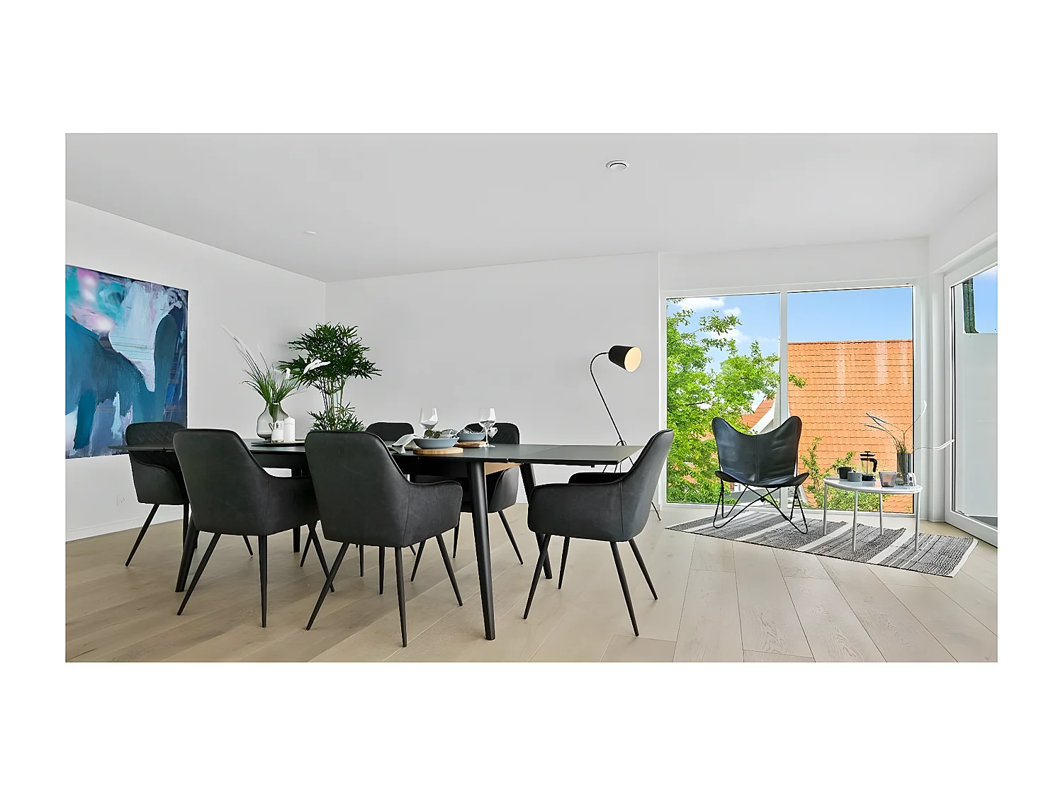 Lot de 2 Chaises Harbo, Gris, 65x57x87 cm, EPIKASA