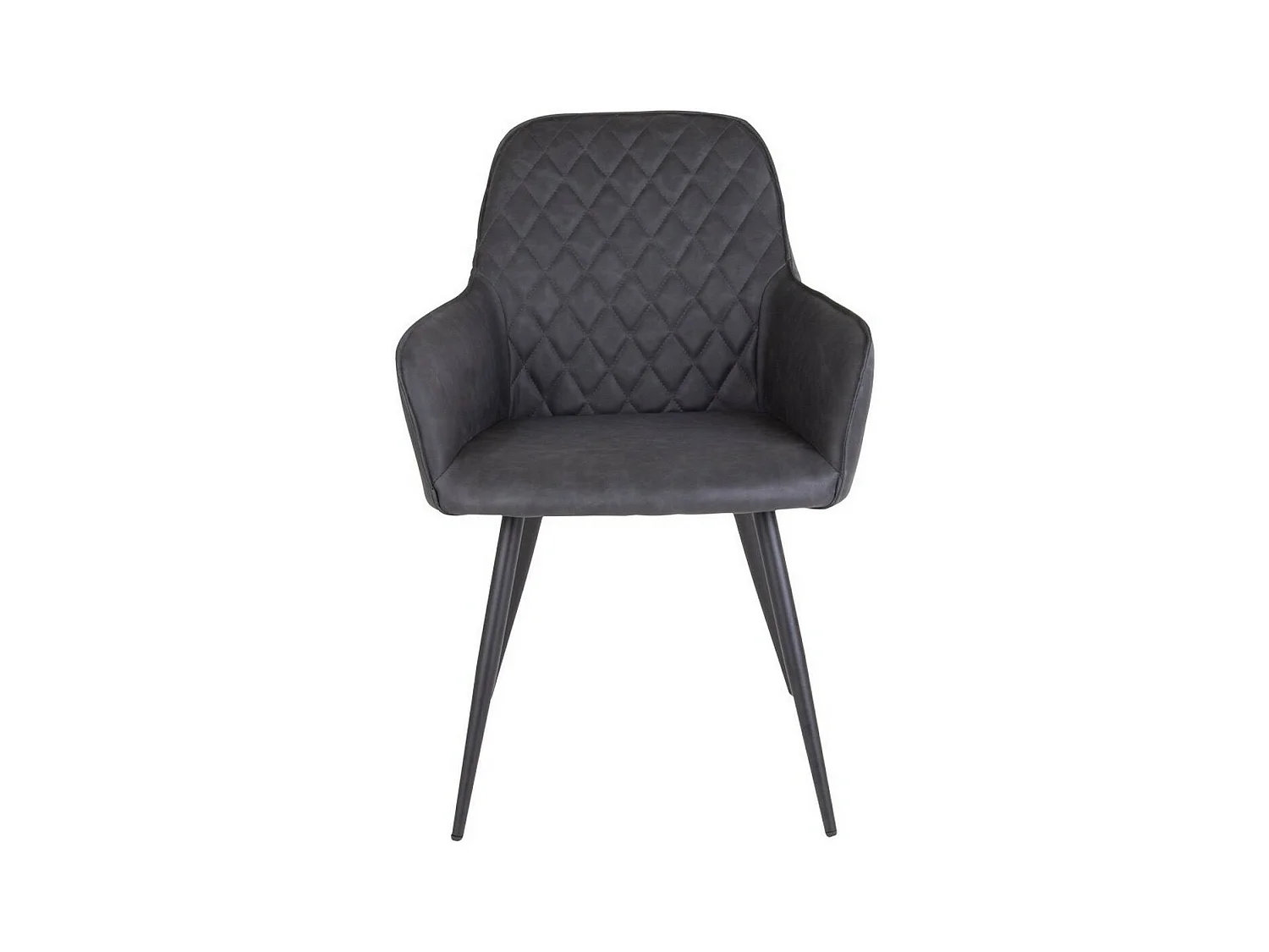 Lot de 2 Chaises Harbo, Gris, 65x57x87 cm, EPIKASA