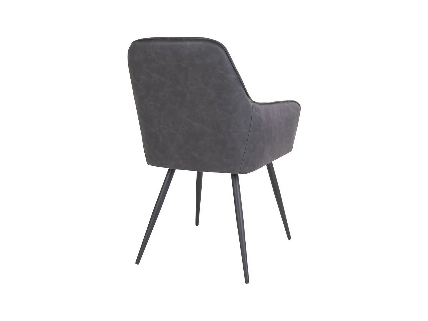 Lot de 2 Chaises Harbo, Gris, 65x57x87 cm, EPIKASA