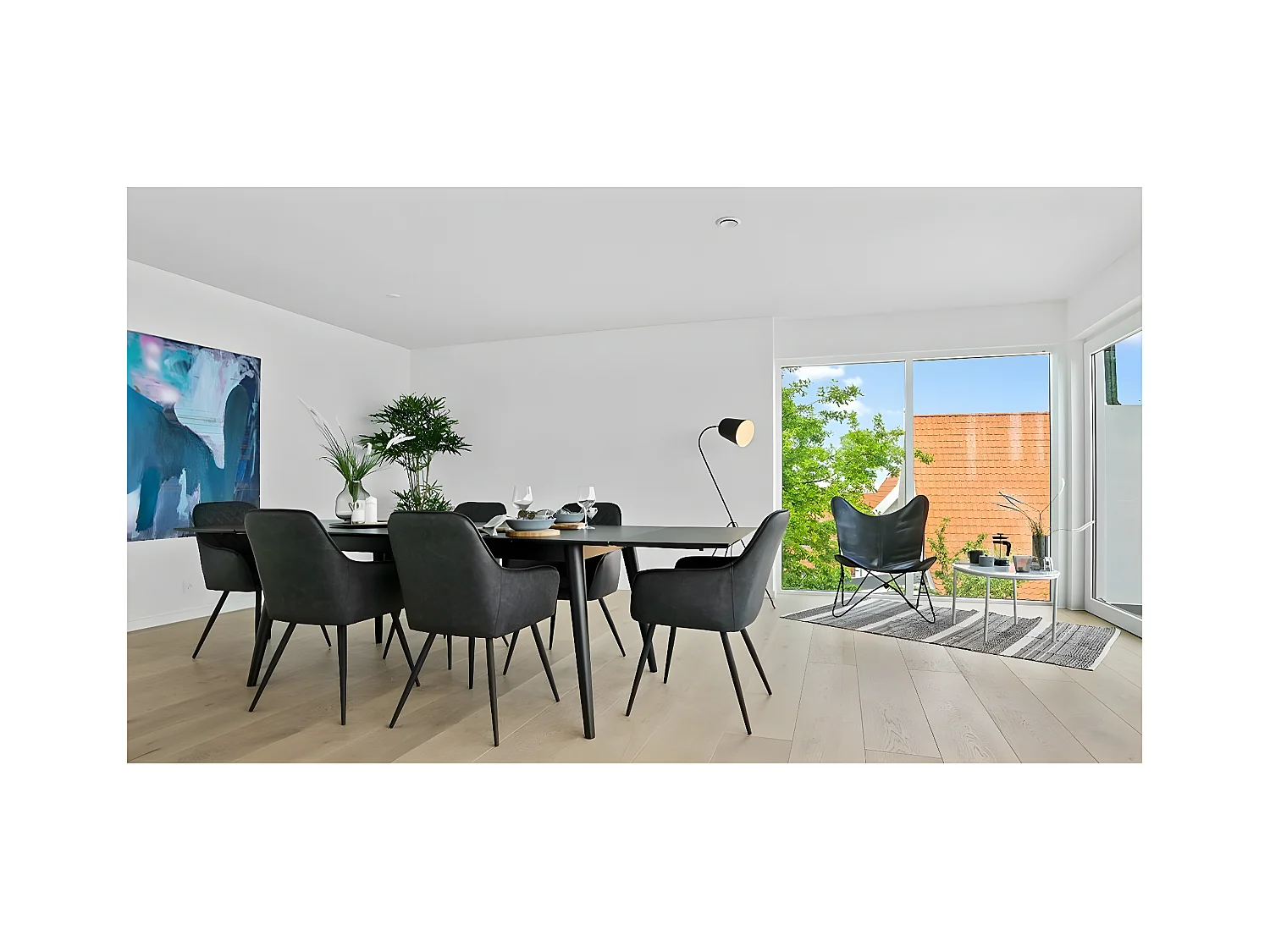 Lot de 2 Chaises Harbo, Gris, 65x57x87 cm, EPIKASA