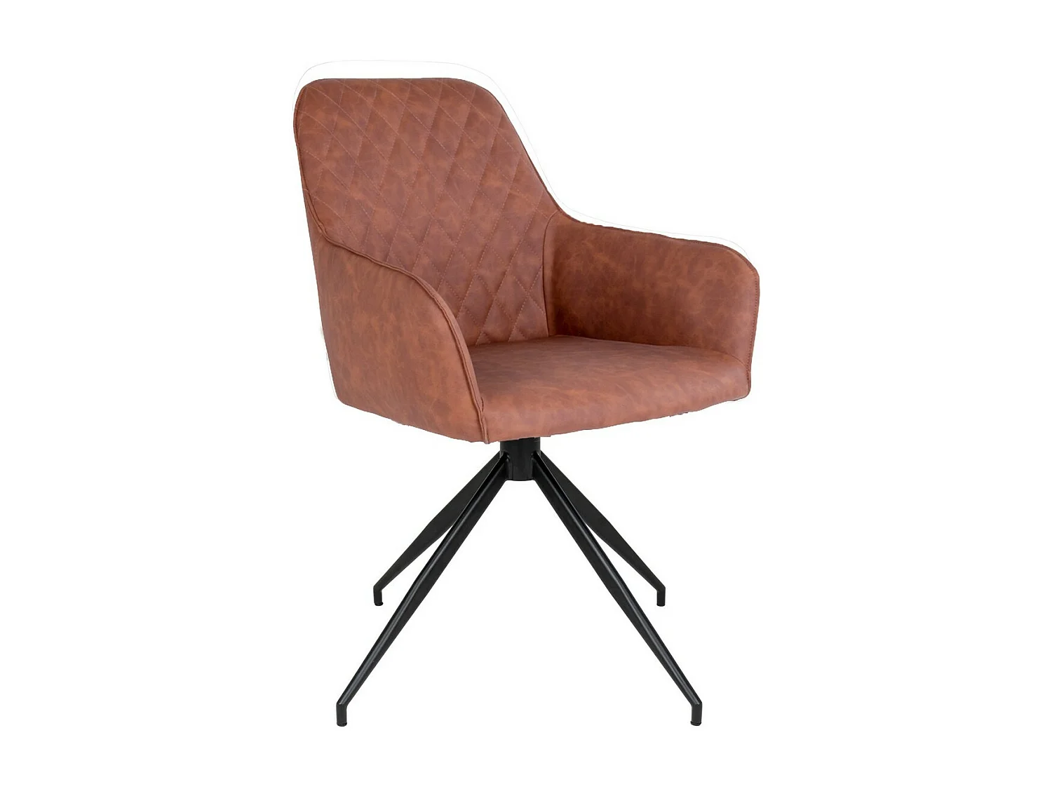 Chaise Harbo, Marron, 62x56x89 cm, EPIKASA