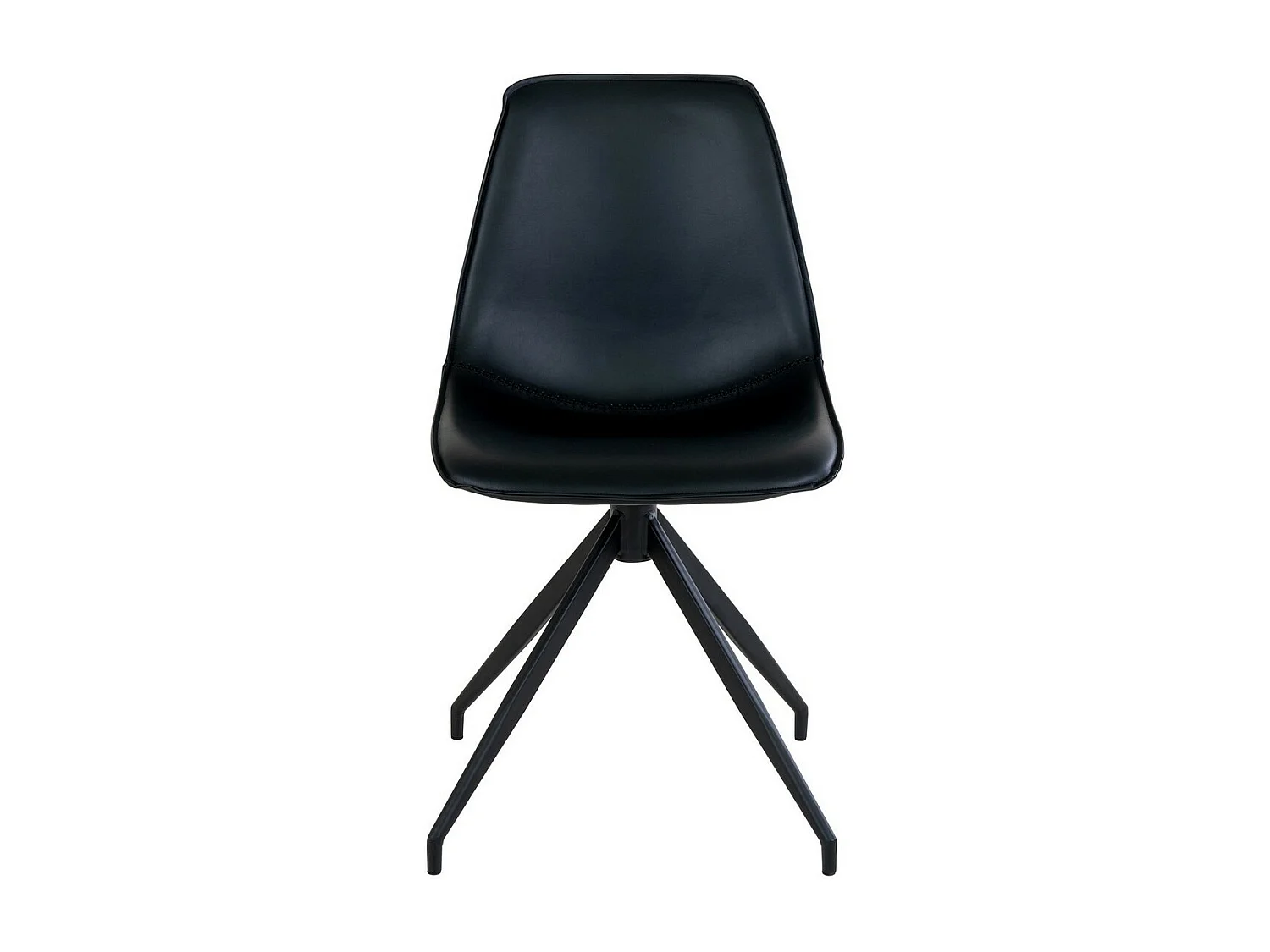 Set van 2 Stoelen Monaco, Zwart, 54x48x86 cm, EPIKASA